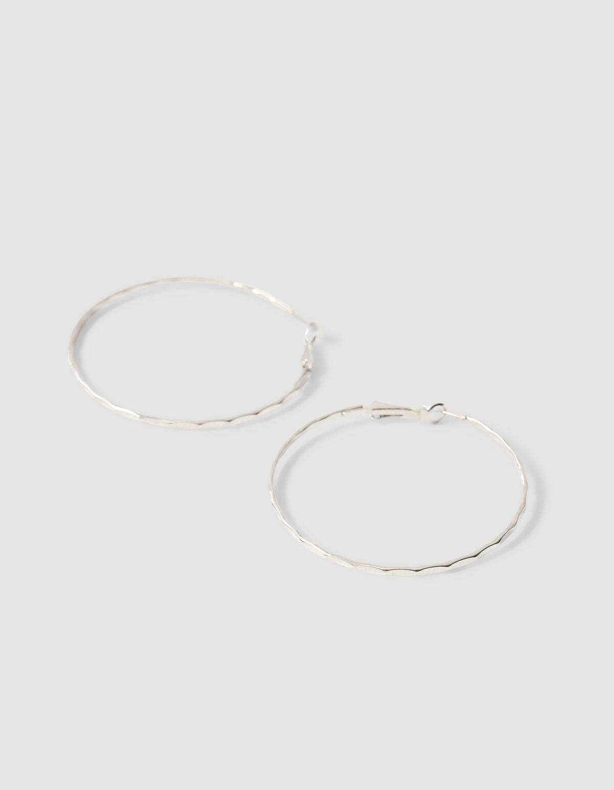 Big Hoop Oorbellen Zilver SHOEBY ACCESSOIRES