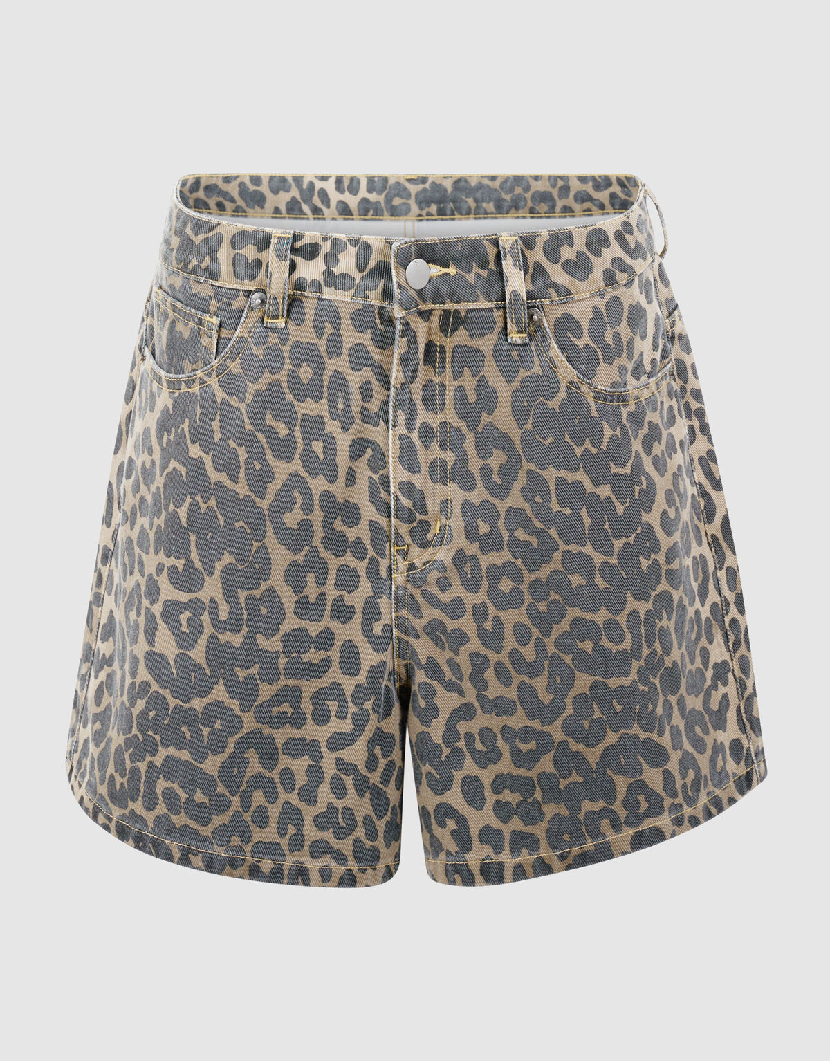Leopard Denim Short Bruin SHOEBY WOMEN