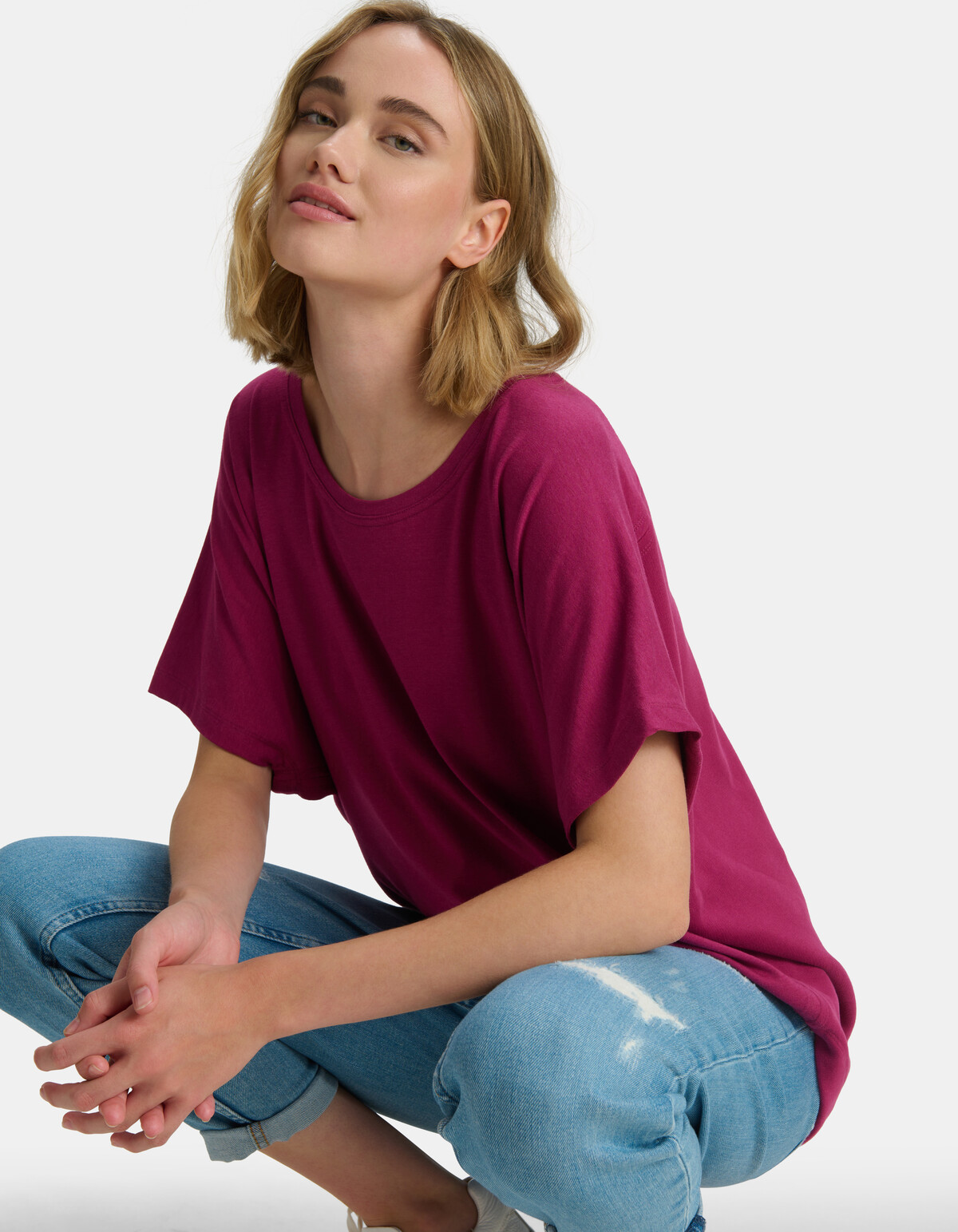 Loose Combine T-shirt SHOEBY WOMEN