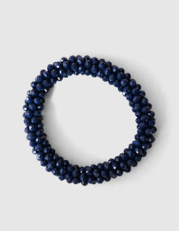 Beaded Armband Donkerblauw SHOEBY ACCESSOIRES