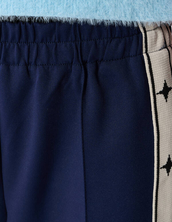 Wide Tape Broek Donkerblauw SHOEBY GIRLS