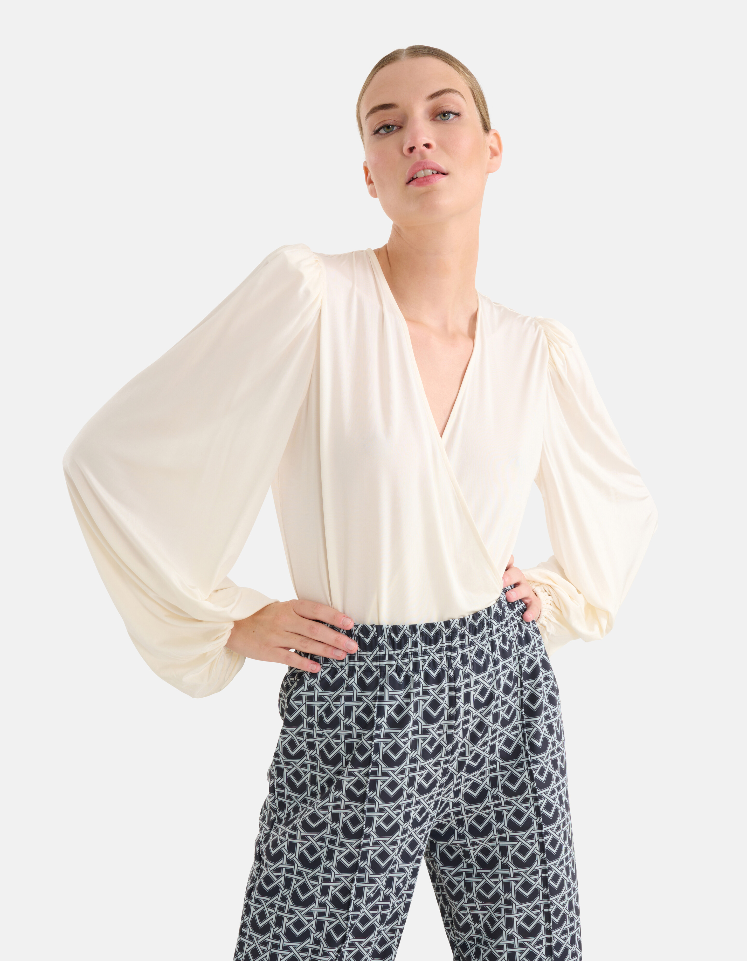 Travel Wrap Body Gebroken Wit By Mieke SHOEBY WOMEN
