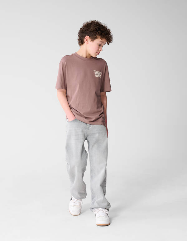 Create Artwork T-shirt Taupe SHOEBY BOYS