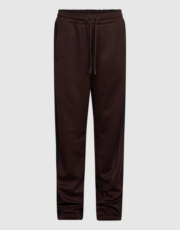Tracksuit Wide Leg Fit Broek Donkerbruin SHOEBY BOYS