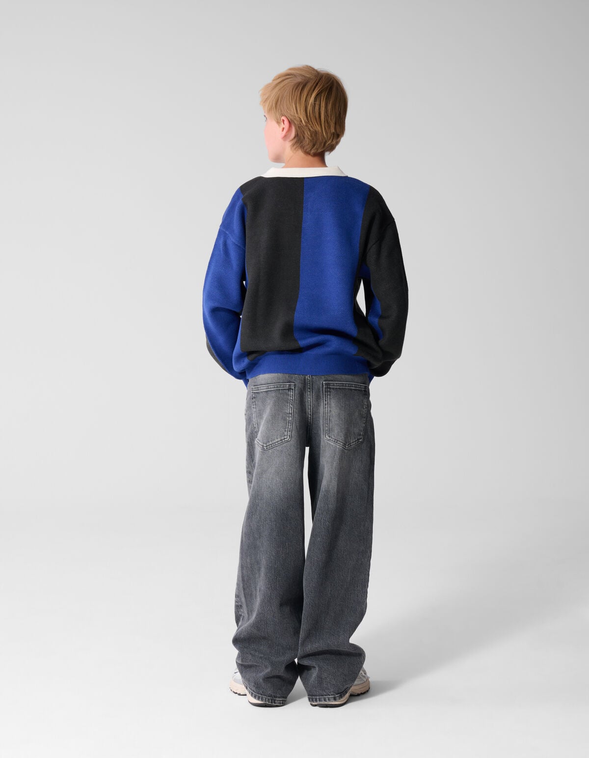 Ultra Baggy Fit Jeans Donkergrijs SHOEBY BOYS