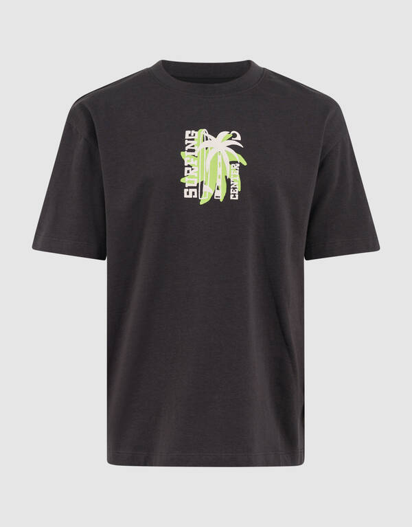 Surfing Artwork T-shirt Donkergrijs SHOEBY BOYS