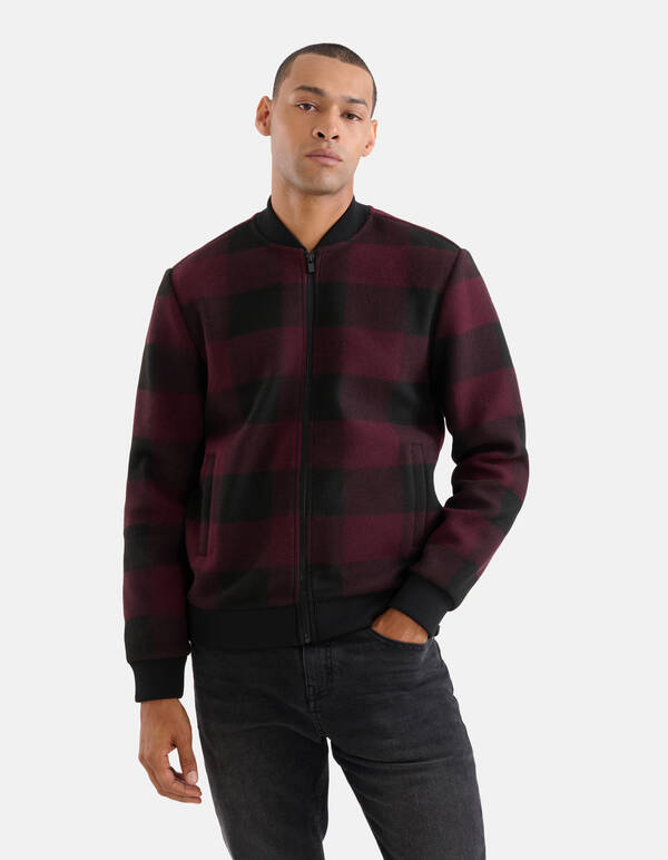 Ruiten Bomber Jack Bordeaux SHOEBY MEN
