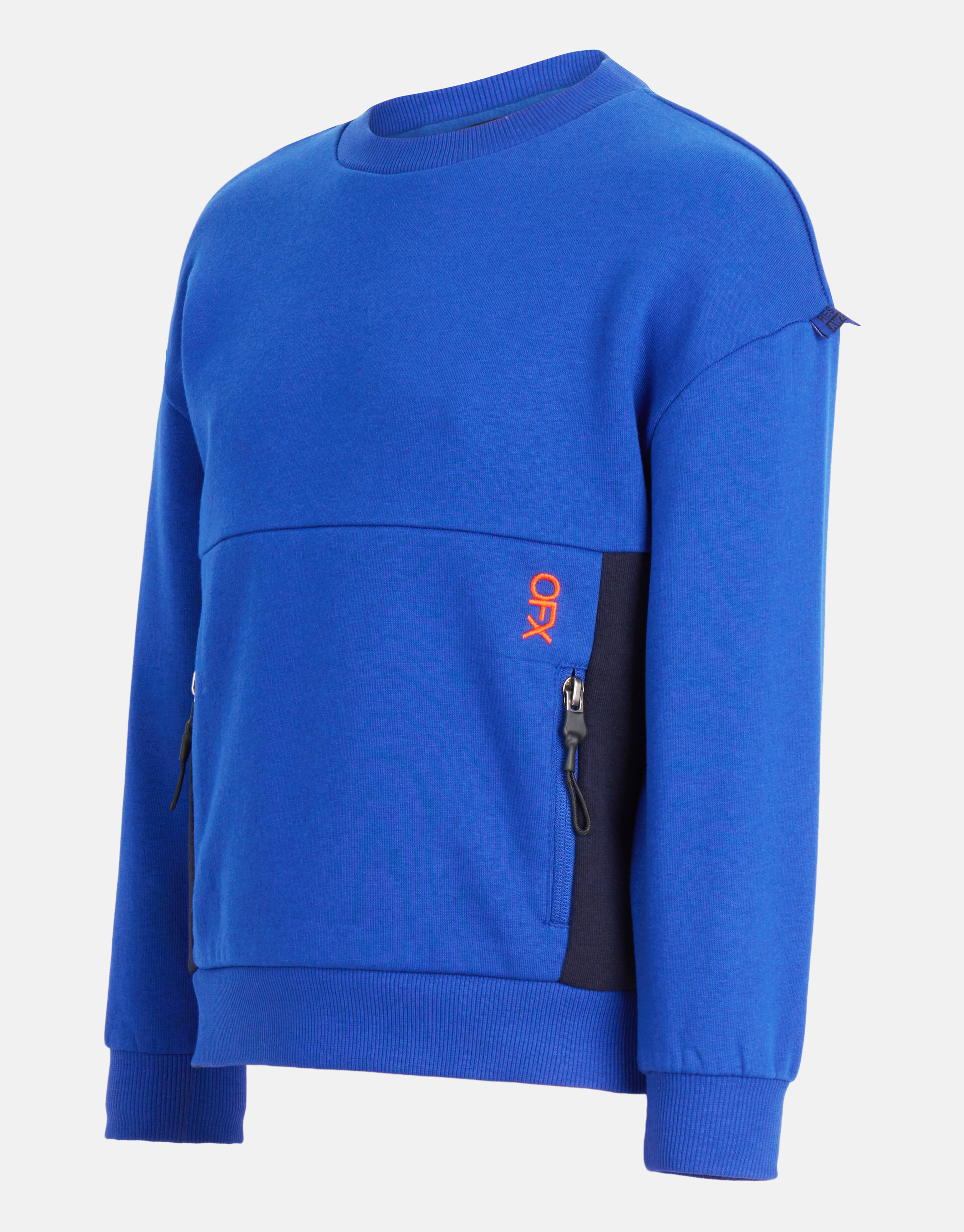 Zipper Sweater Blauw SHOEBY BOYS