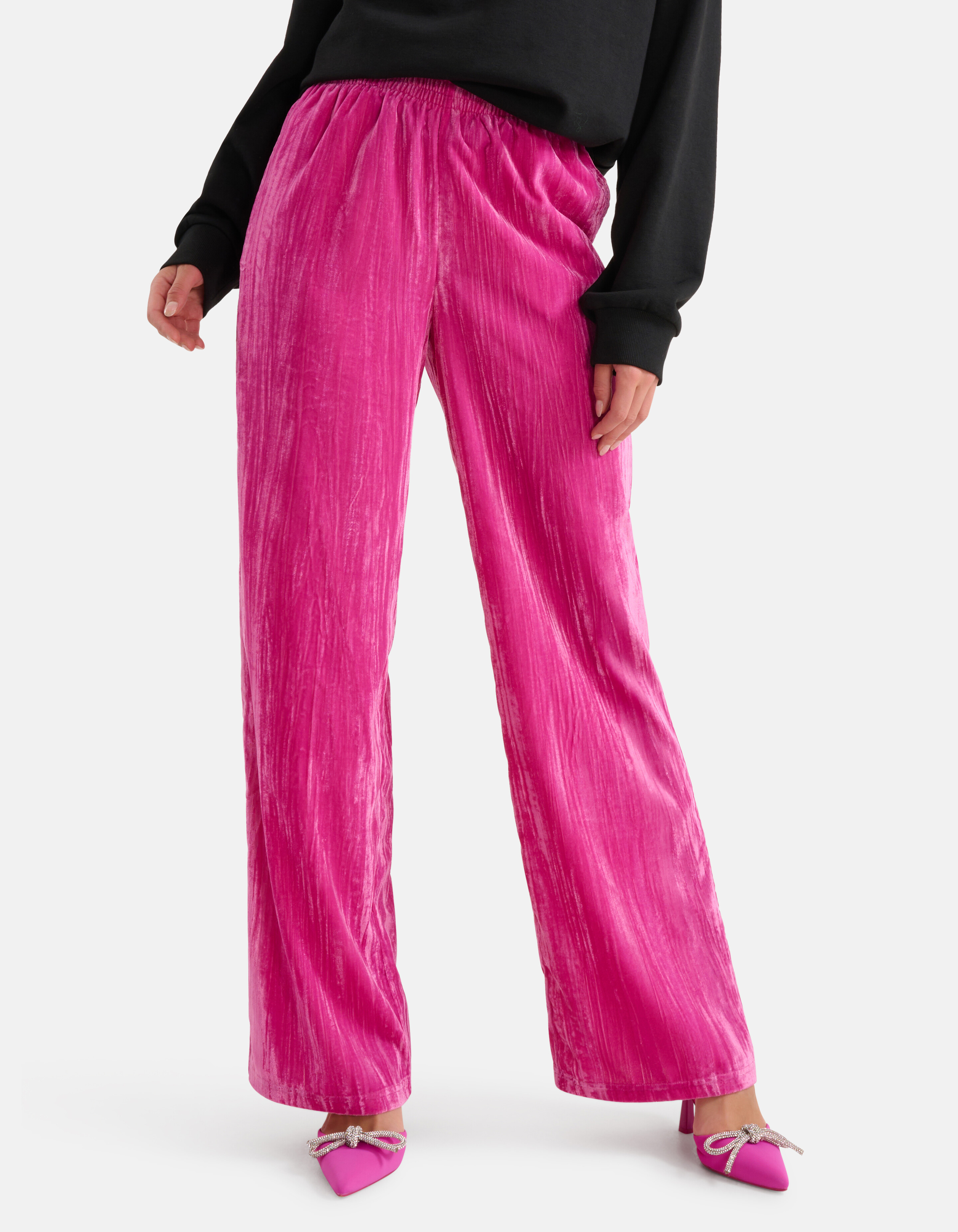 Velvet Broek Roze SHOEBY WOMEN