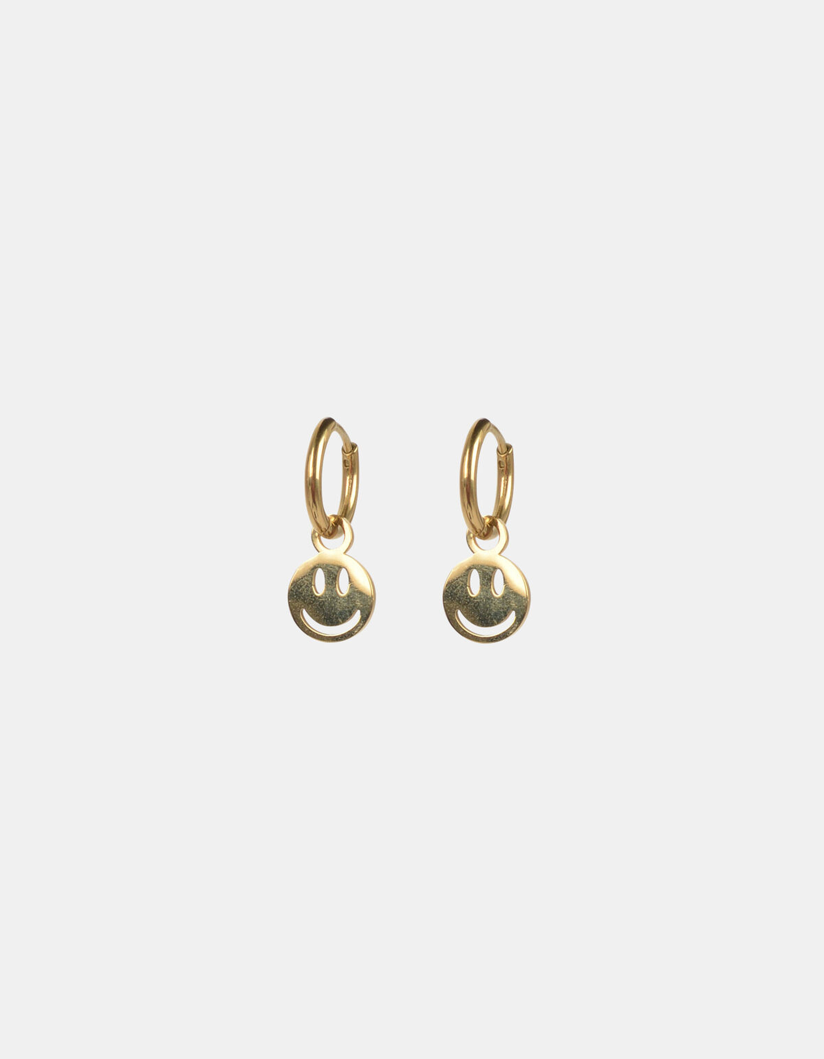 Smiley Oorbellen Stainless Steel ACCESSOIRES SHOEBY