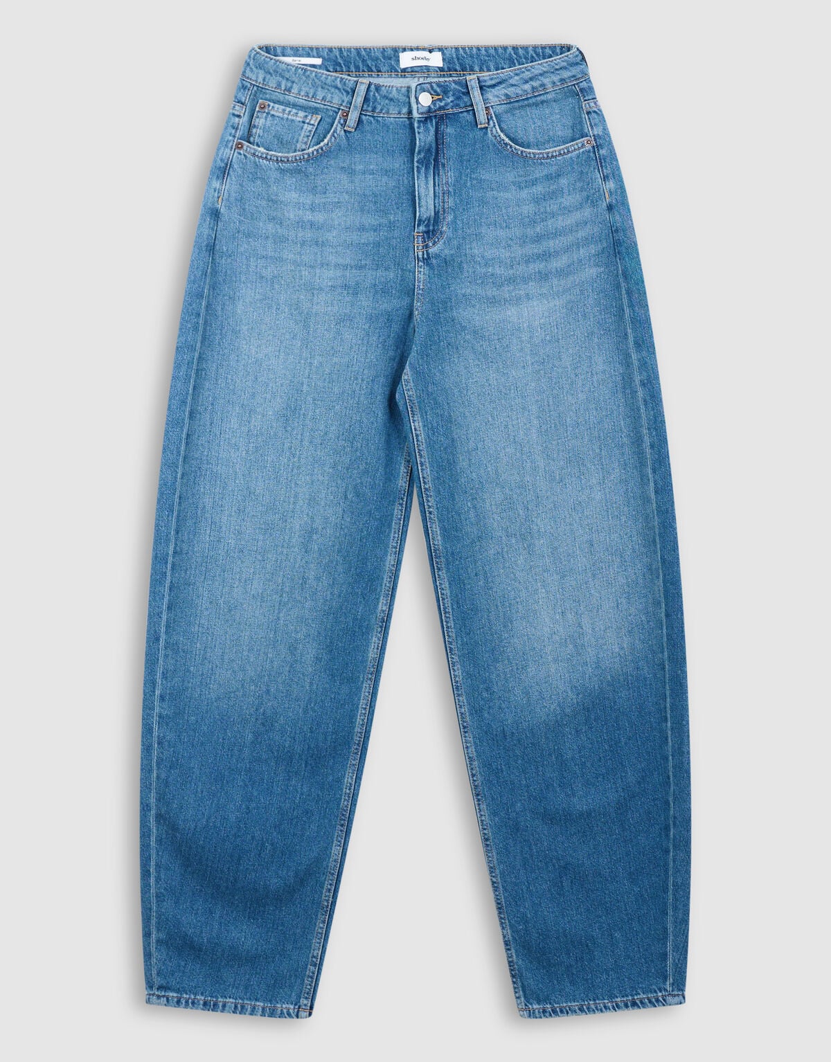 Barrel Fit Jeans Donkerblauw SHOEBY WOMEN