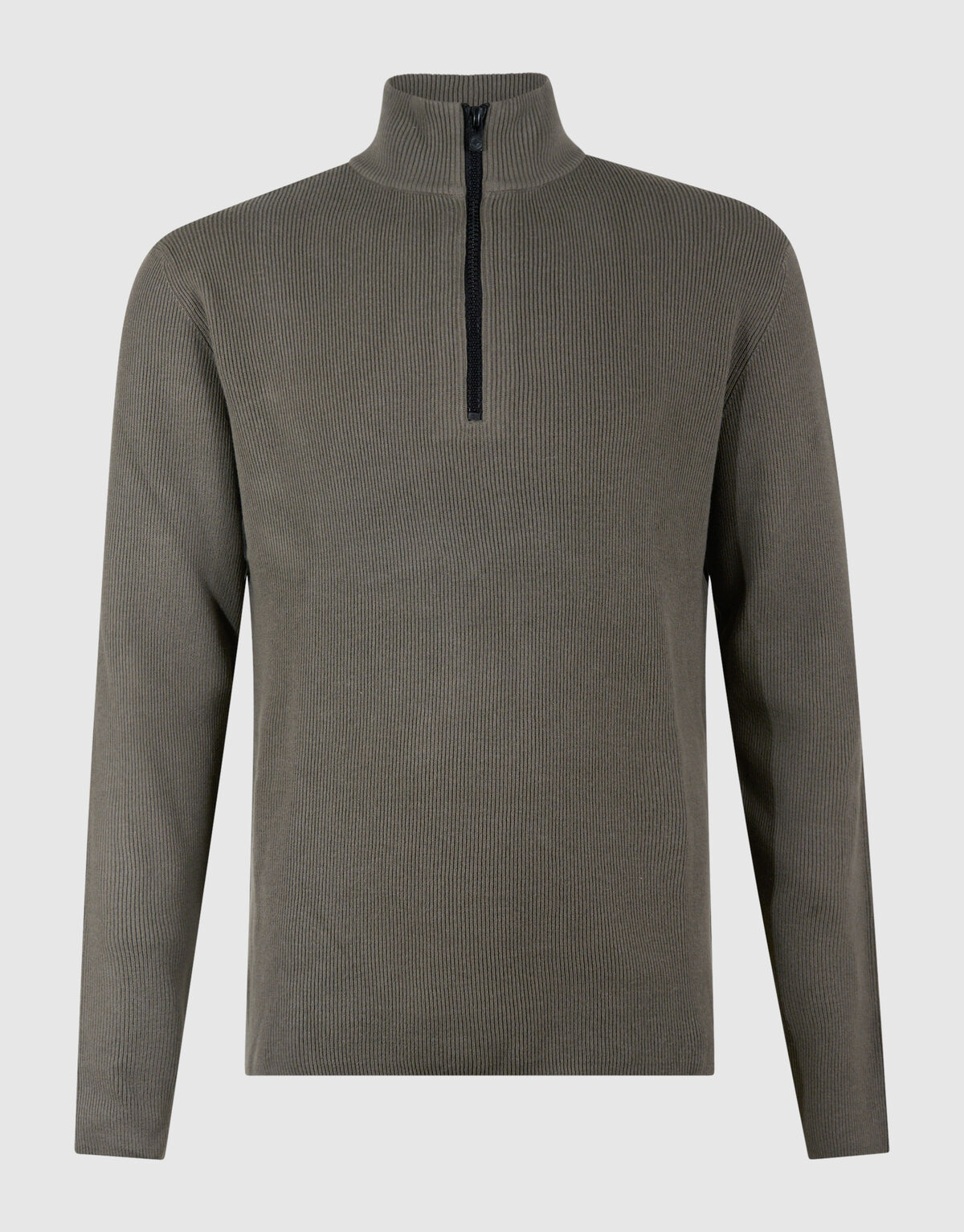 Half Zip Knit Trui Groen SHOEBY MEN