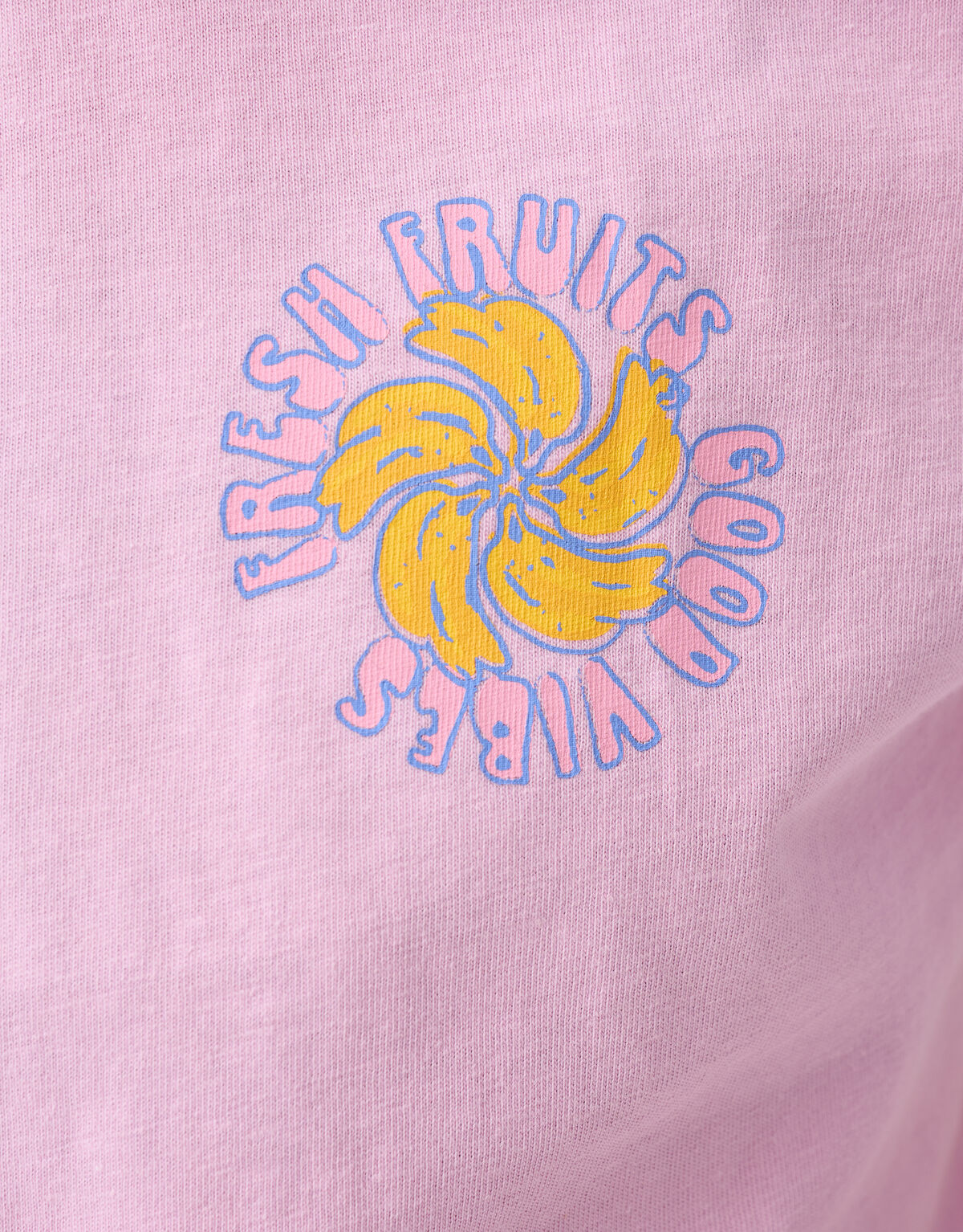 Fruit Embroidery T-shirt Lichtpaars SHOEBY GIRLS