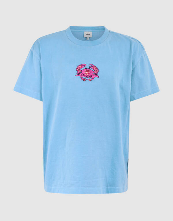 Crab Artwork T-shirt Blauw SHOEBY GIRLS