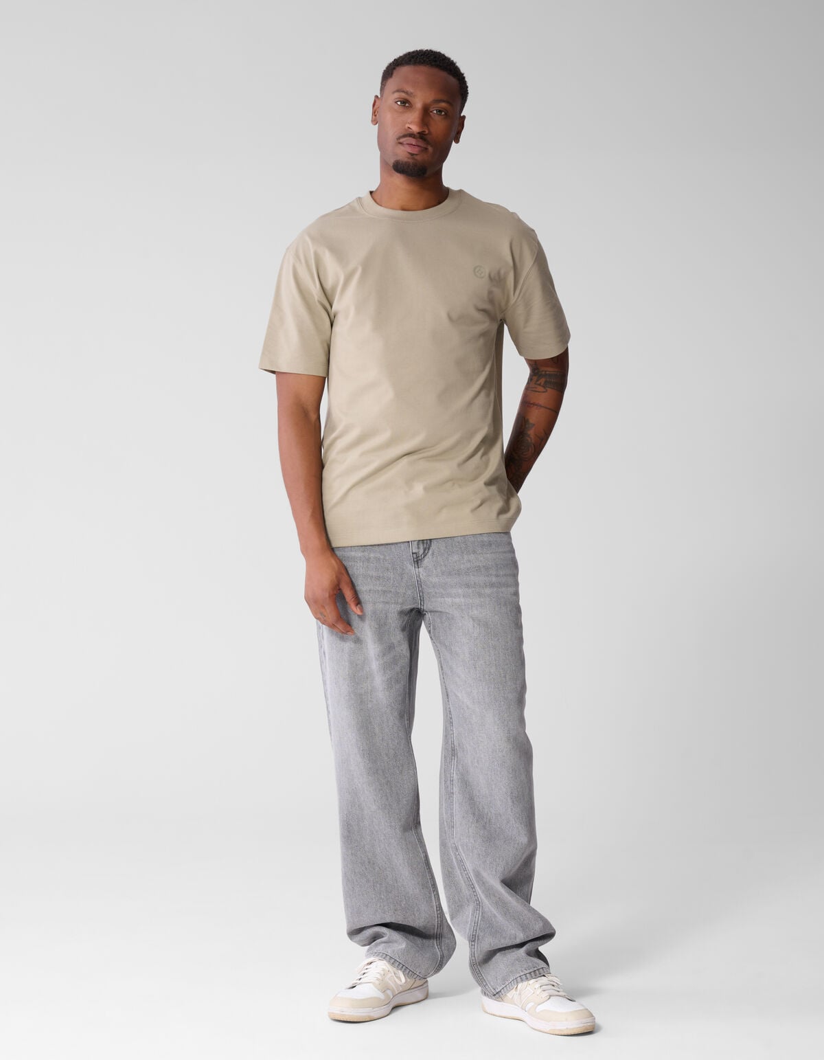 Keper Graphic T-shirt Lichtgroen SHOEBY MEN