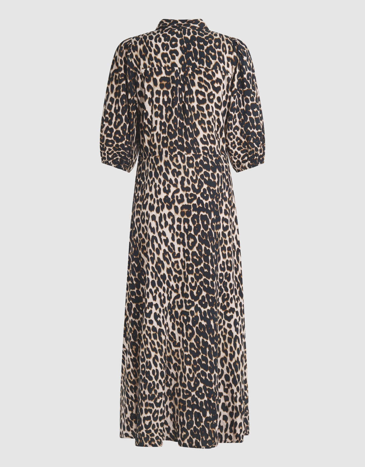 Leopard Maxi Jurk Bruin SHOEBY WOMEN