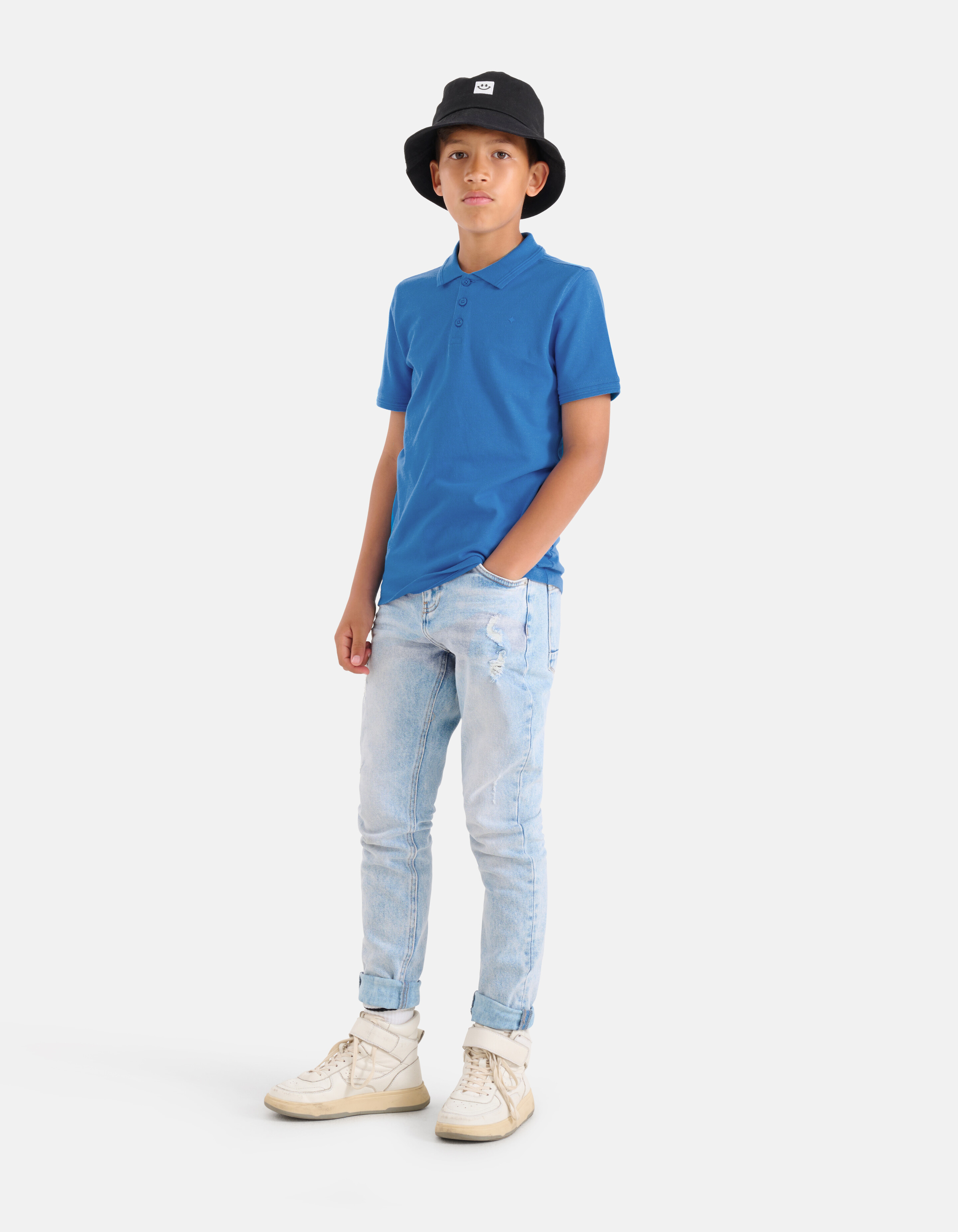 Basis Polo Blauw SHOEBY BOYS