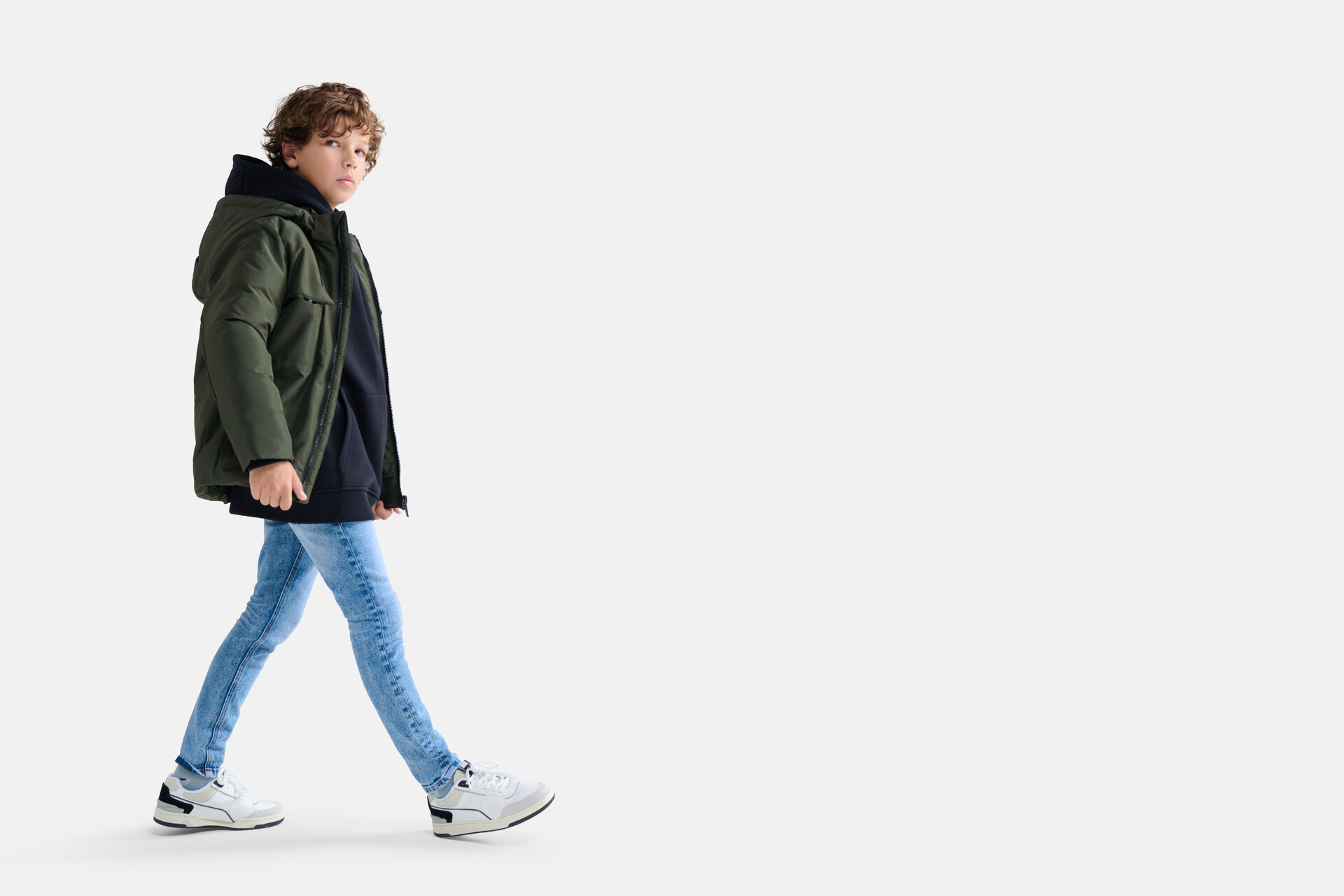 Technical Short Jas Donkergroen SHOEBY BOYS