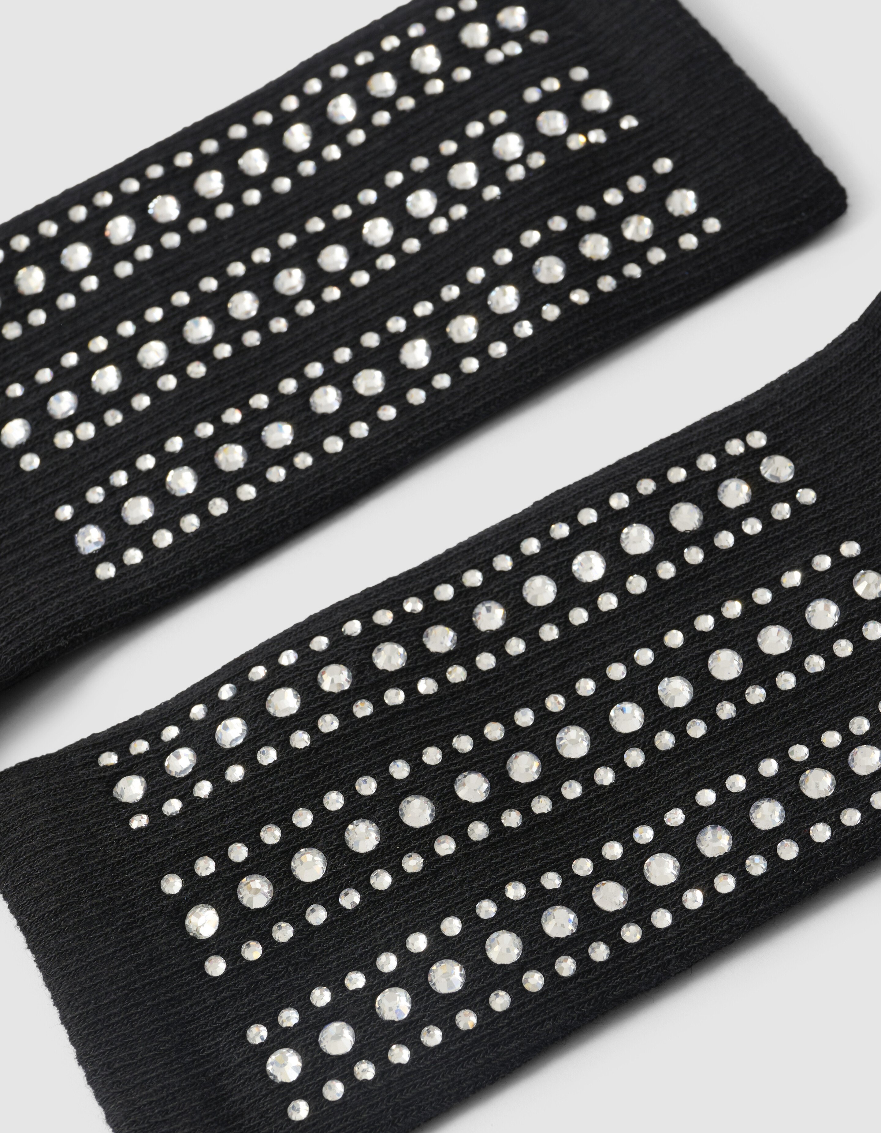 Strass Sok Zwart SHOEBY ACCESSOIRES