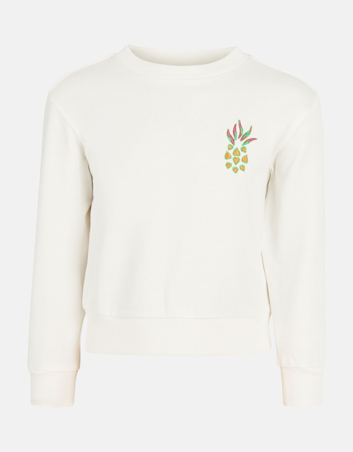 Geborduurde Sweater Gebroken Wit SHOEBY GIRLS