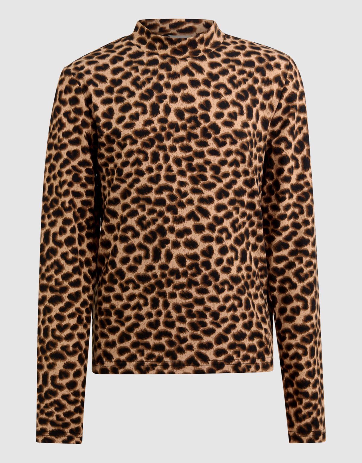 Leopard Longsleeve Top Bruin SHOEBY GIRLS