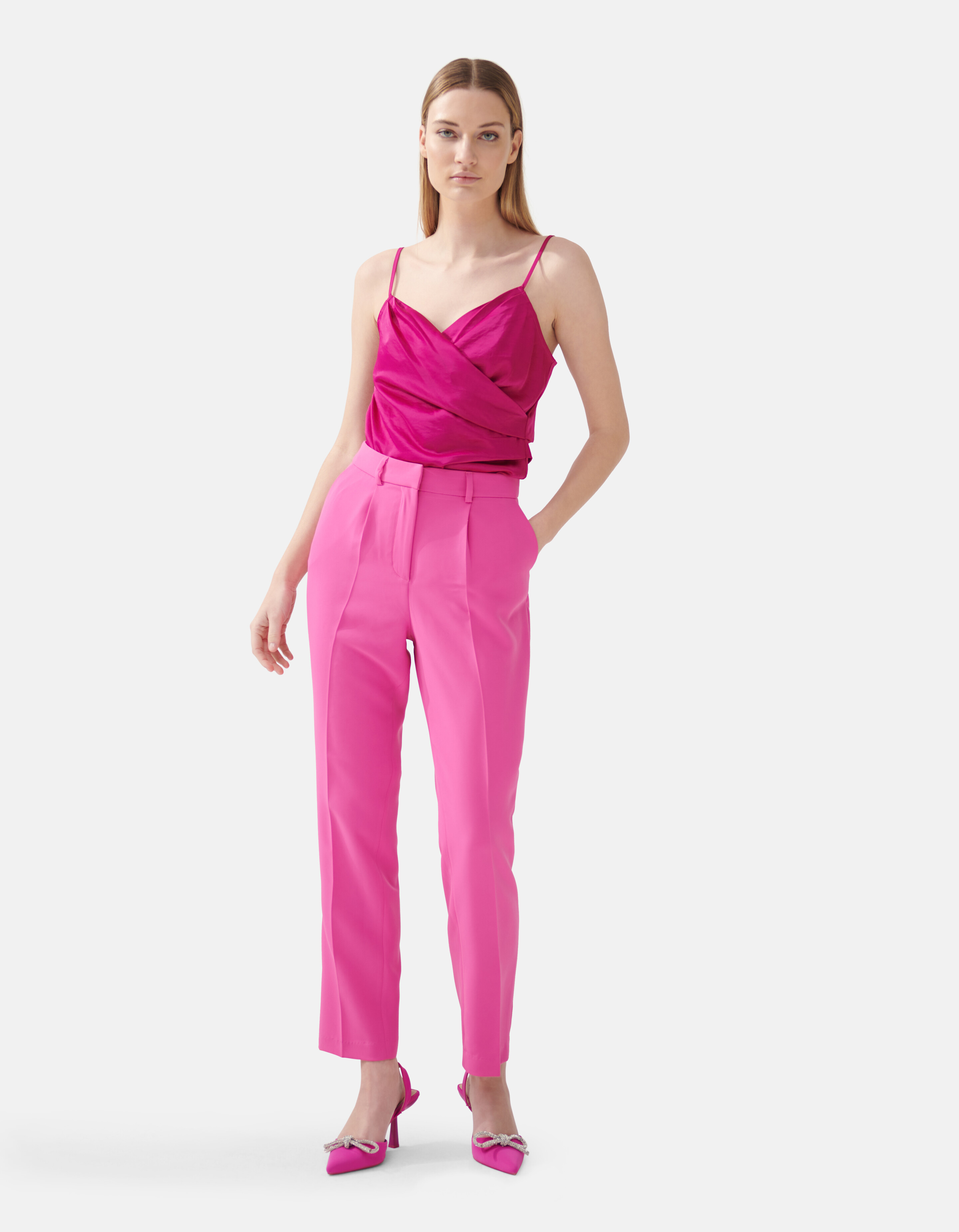 Straight Fit Pantalon Roze SHOEBY WOMEN