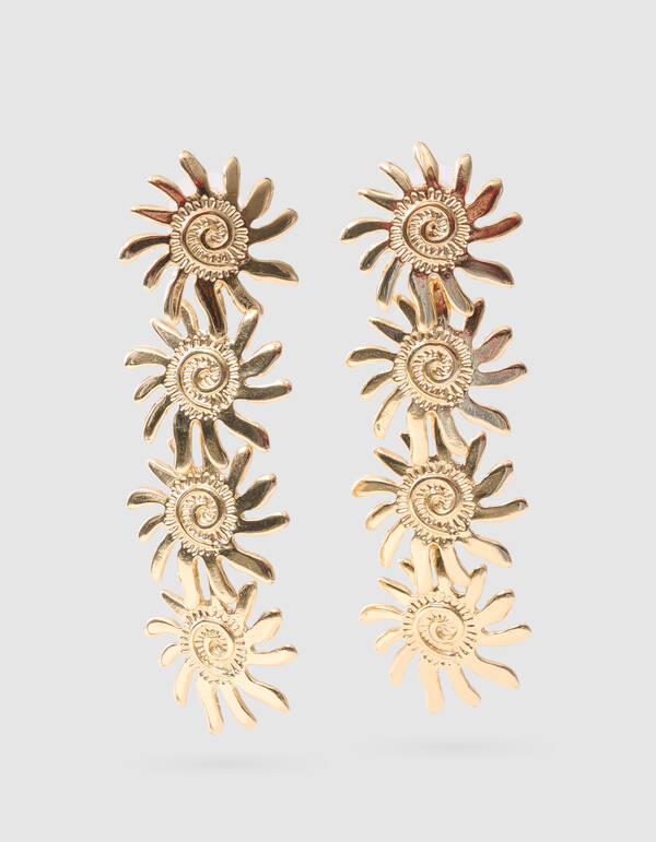 Zon Oorbellen Goud SHOEBY ACCESSOIRES