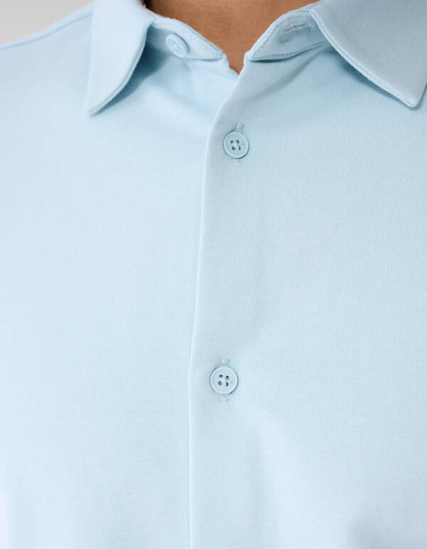 Jersey Longsleeve T-shirt Lichtblauw SHOEBY MEN