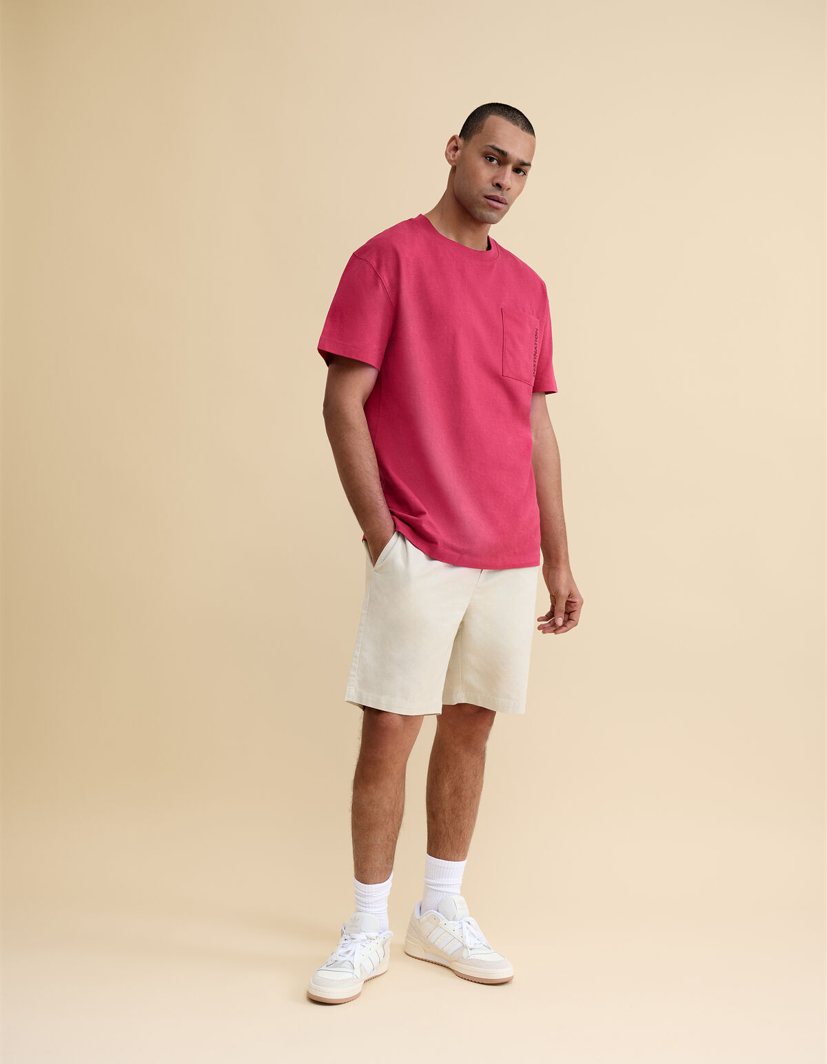 Linnen Short Zand SHOEBY MEN