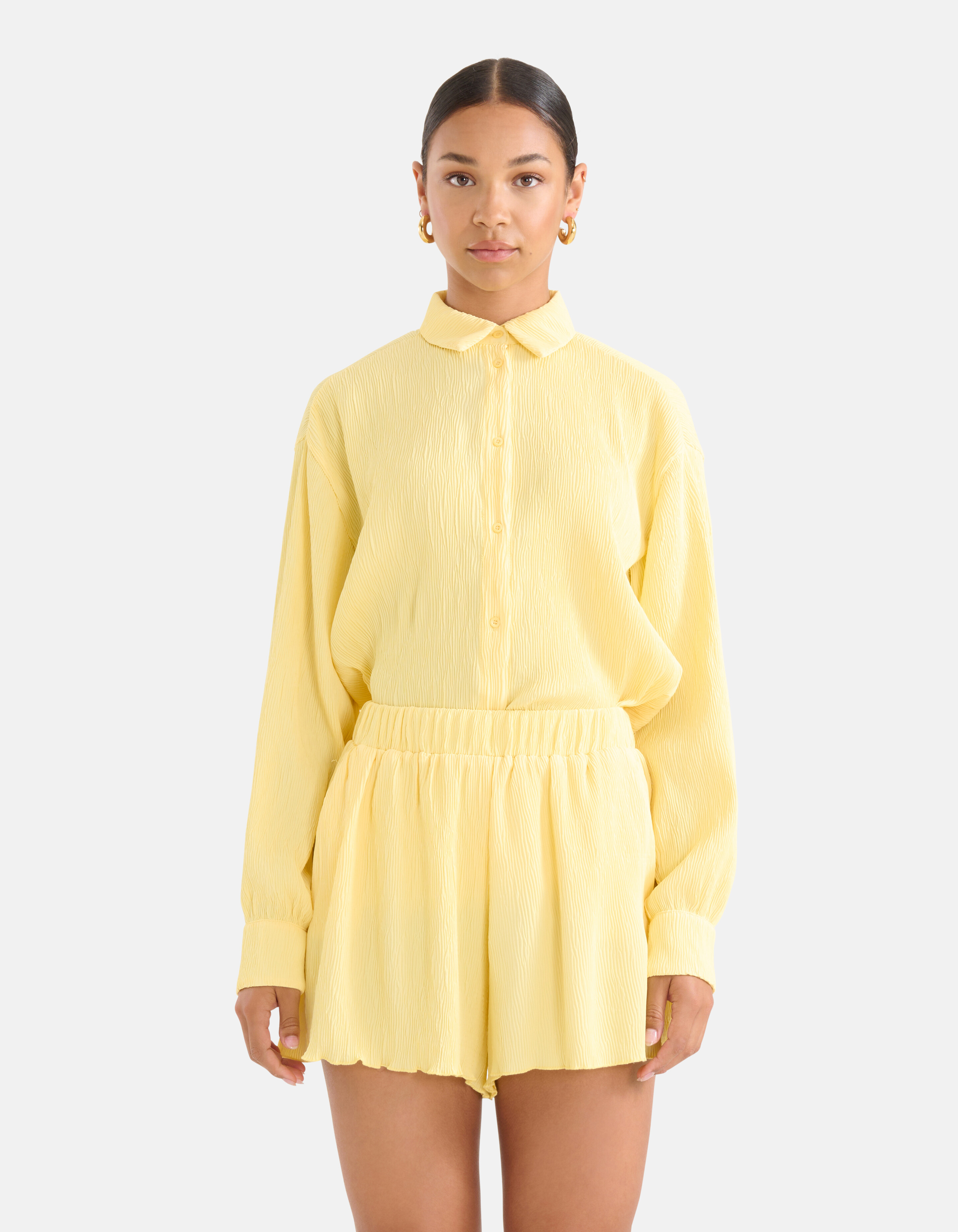 Crinkle Short Geel SHOEBY WOMEN