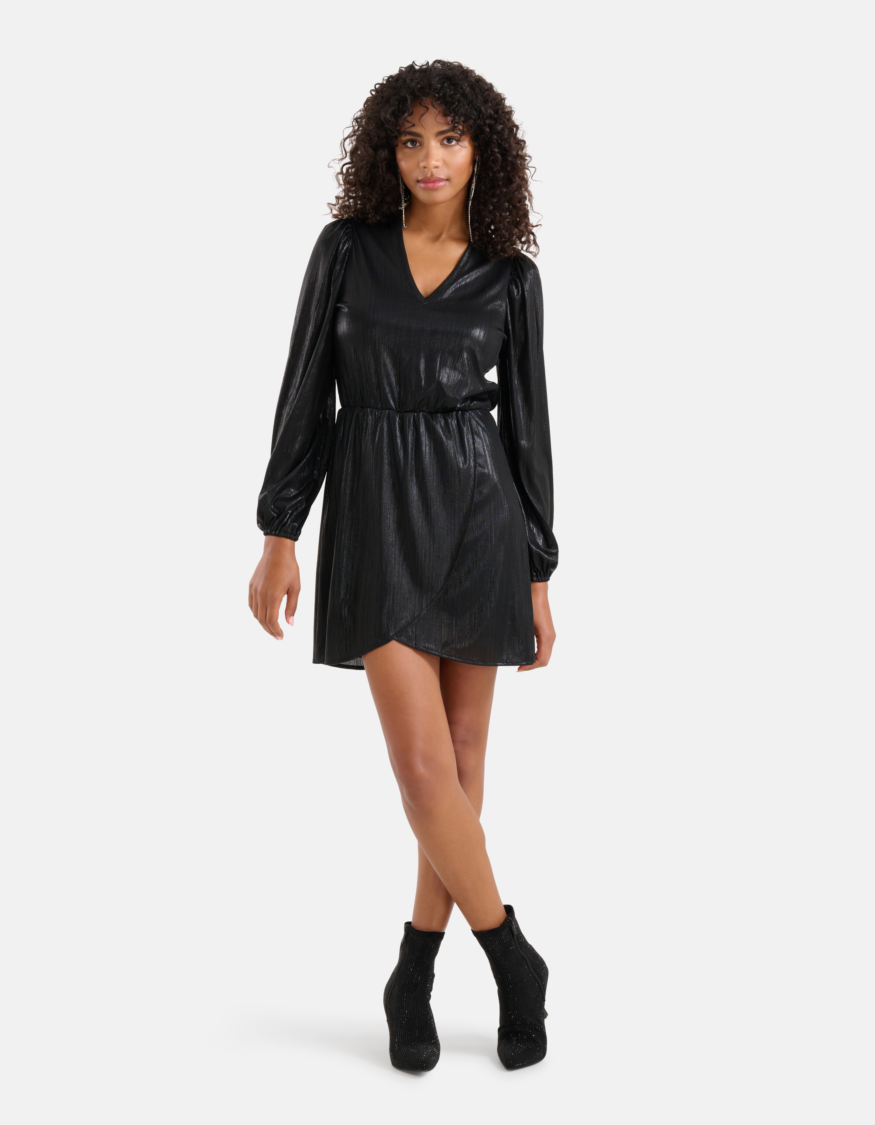 Coated Jurk Zwart SHOEBY WOMEN
