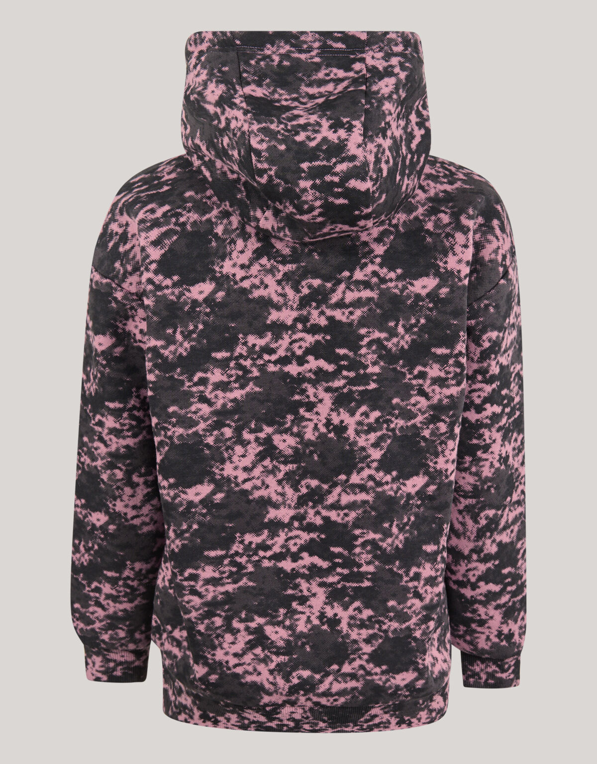 Printed Hoodie Donkerroze SHOEBY BOYS