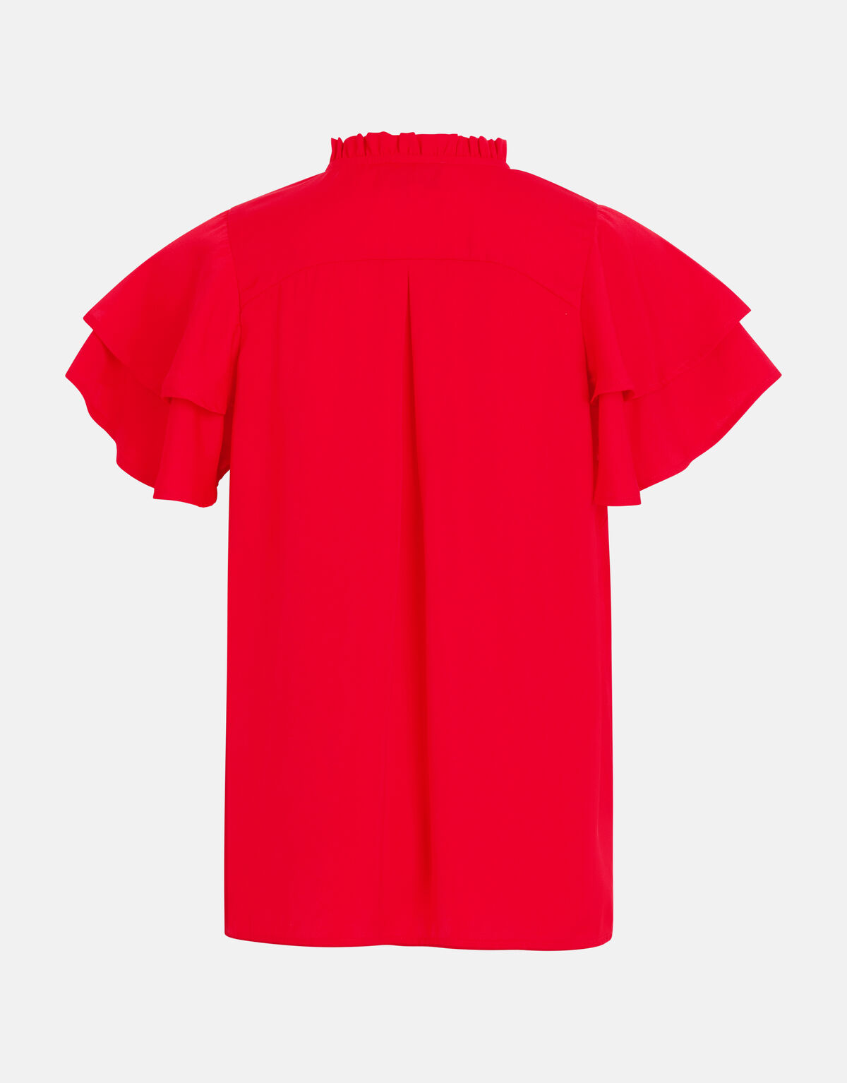 Tape Detail Top Rood SHOEBY WOMEN