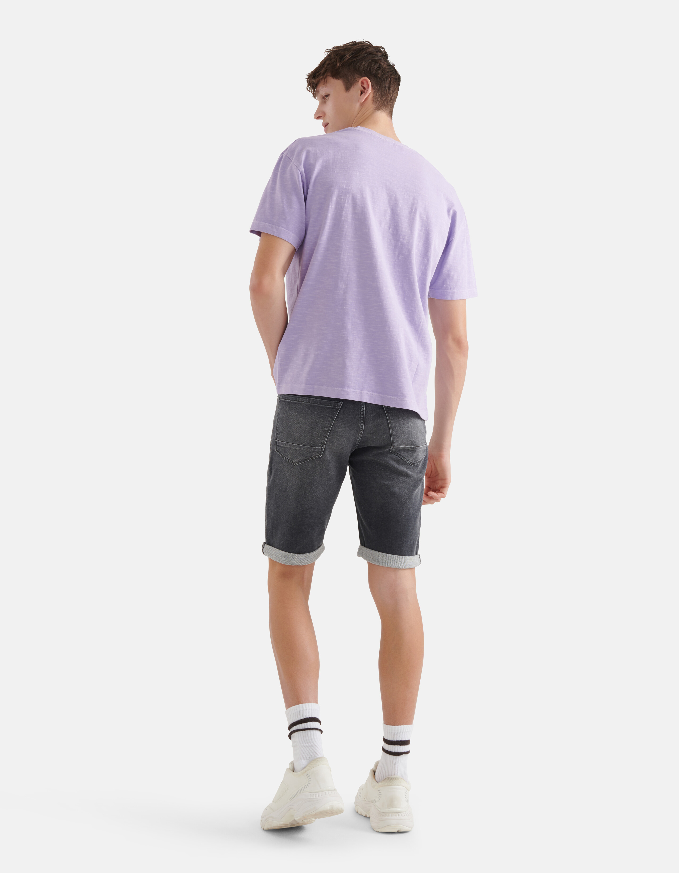 Jersey T-shirt Lichtpaars SHOEBY MEN