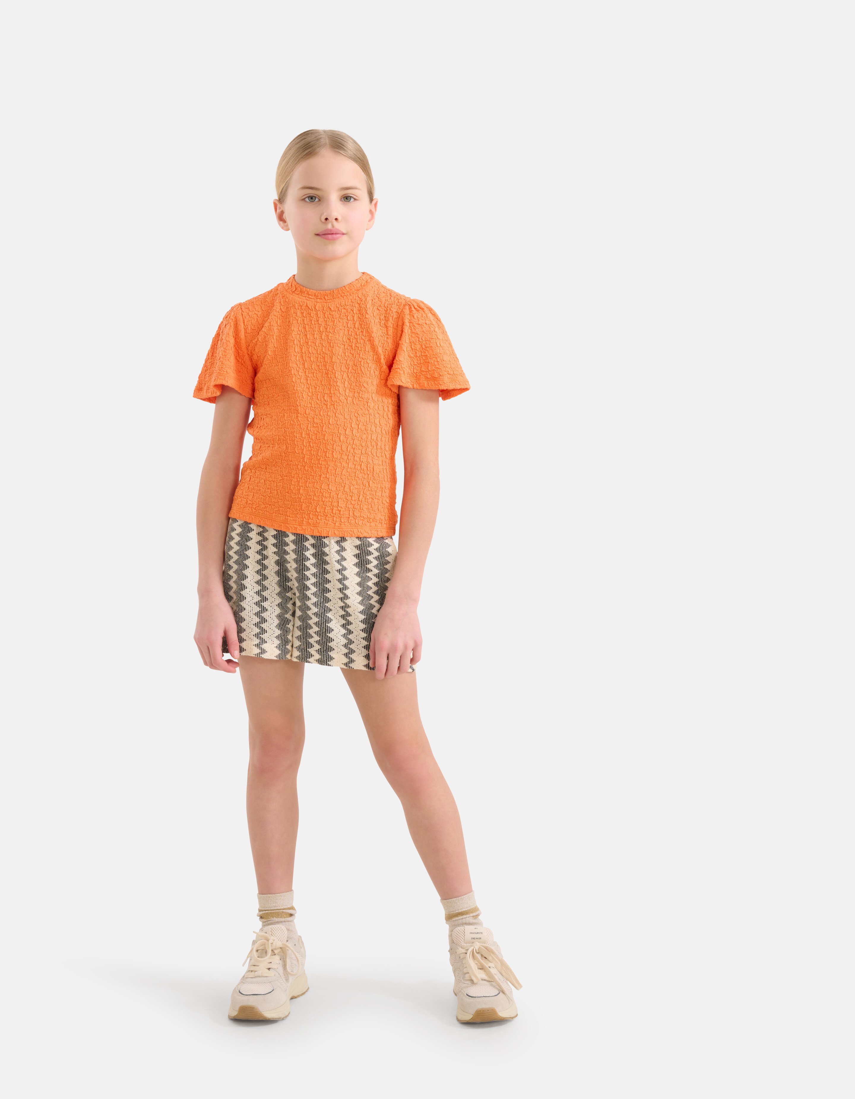 Structuur Top Oranje SHOEBY GIRLS