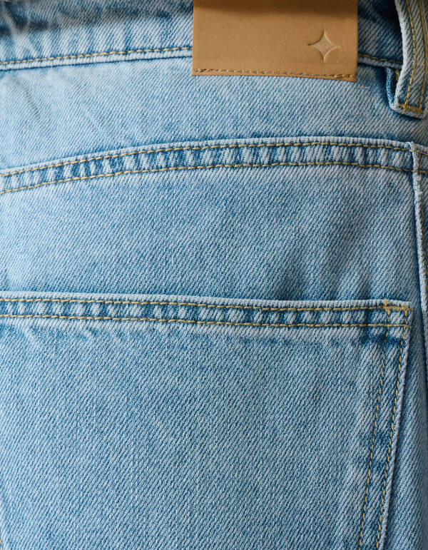 Studded Baggy Fit Jeans Blauw SHOEBY WOMEN