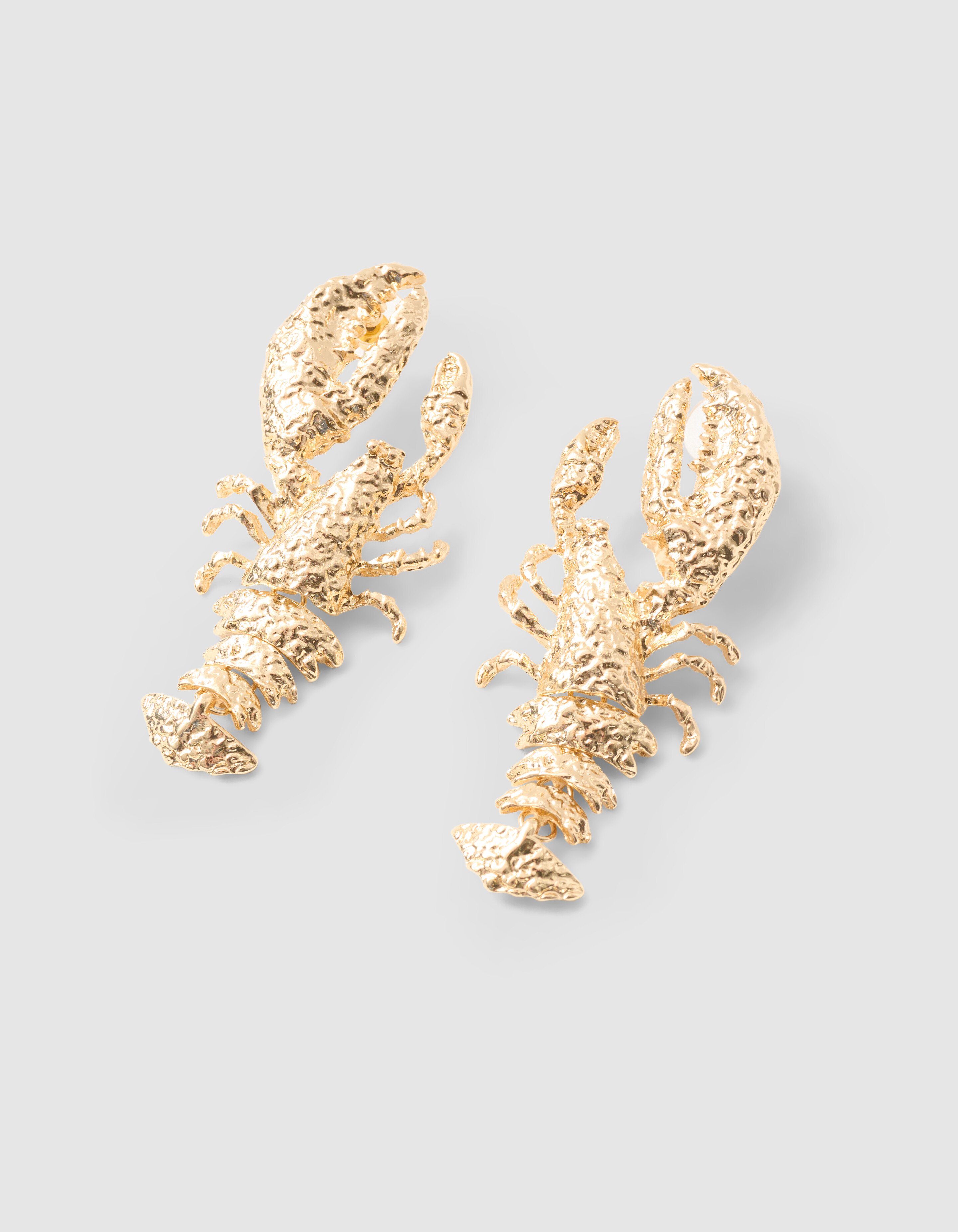 Statement Kreeft Oorbellen Goud SHOEBY ACCESSOIRES