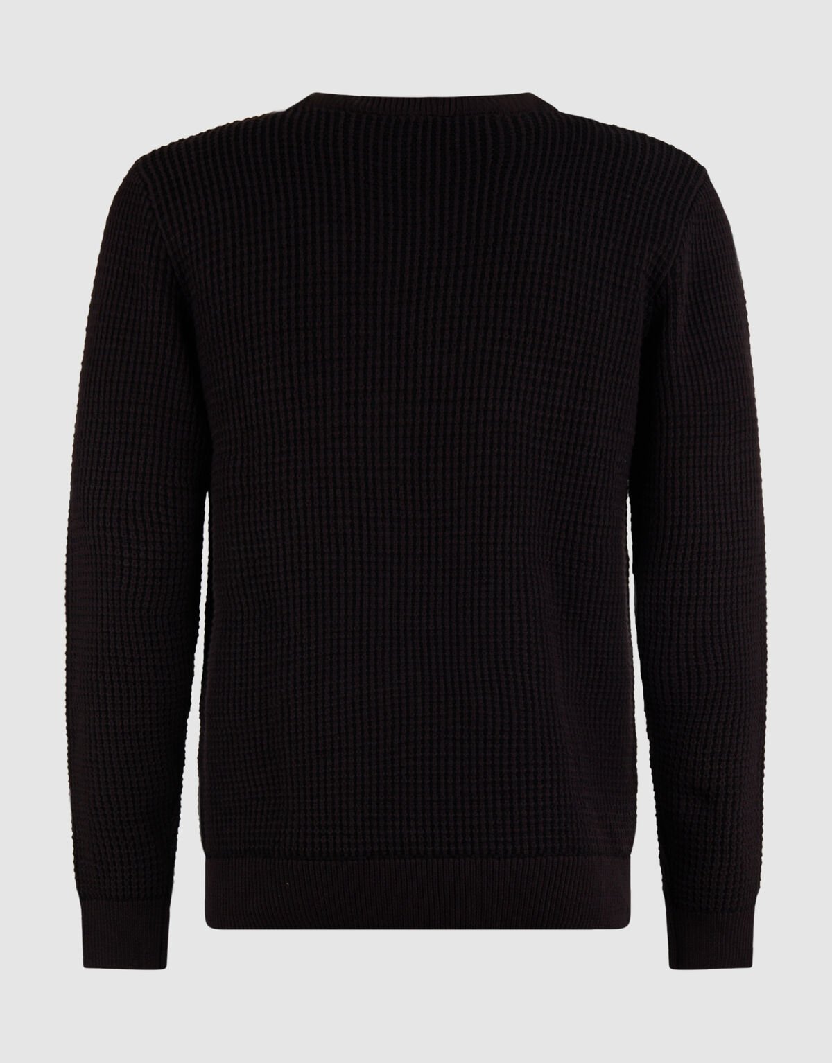 Plaited Gebreide Trui Donkerbruin SHOEBY MEN
