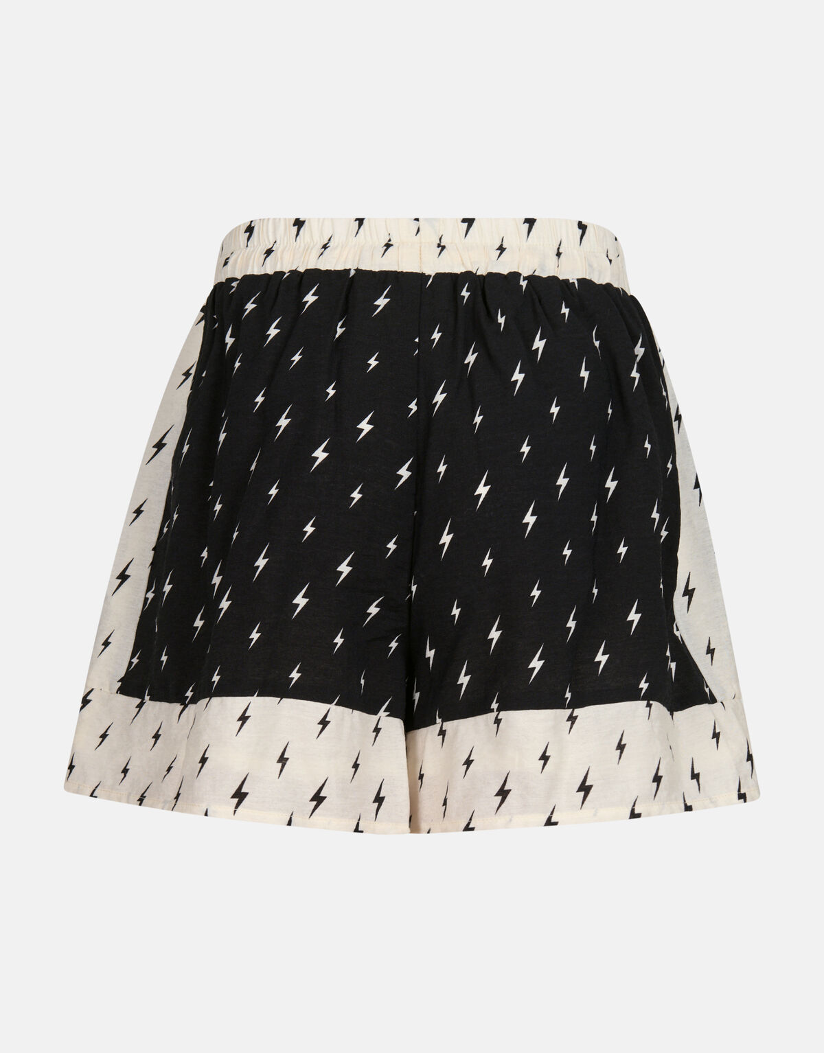 Printed Short Zwart/ Gebroken Wit SHOEBY GIRLS
