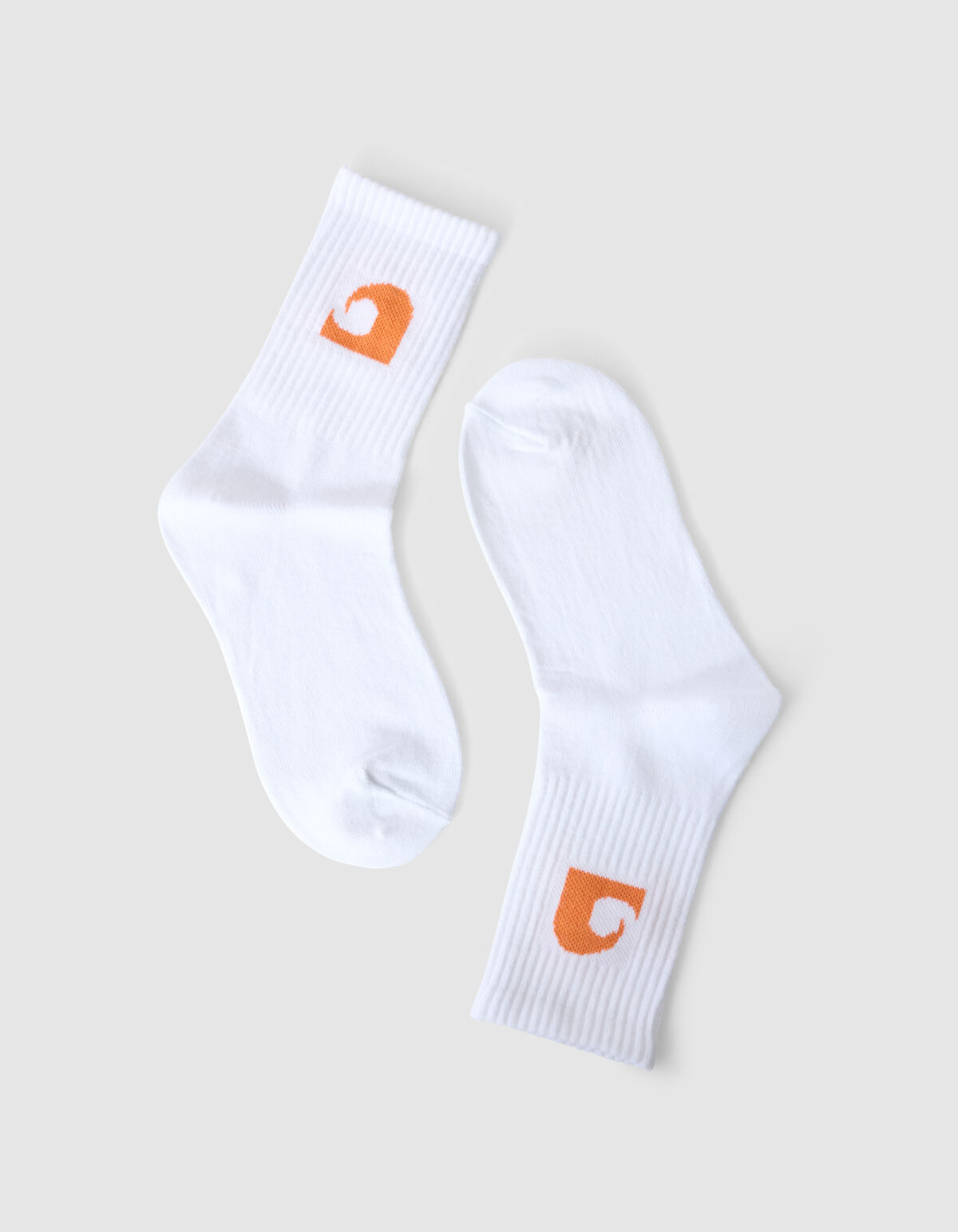 Wave Artwork Sokken Oranje SHOEBY ACCESSOIRES