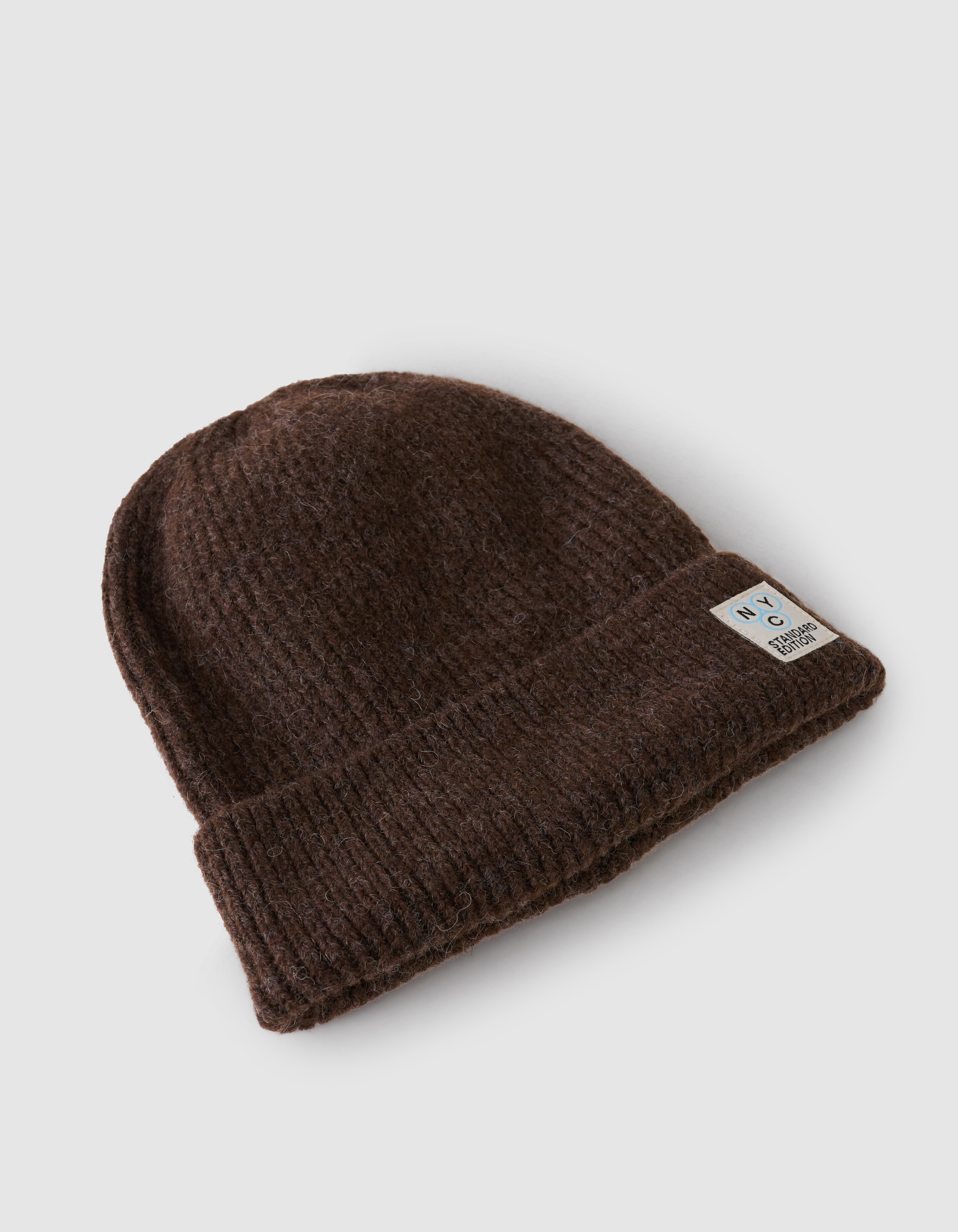 Gebreide Beanie Bruin SHOEBY ACCESSOIRES