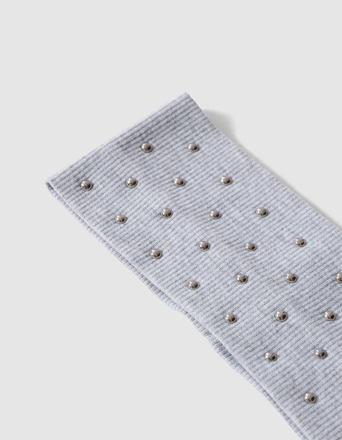 Stud Haarband Lichtgrijs SHOEBY ACCESSOIRES