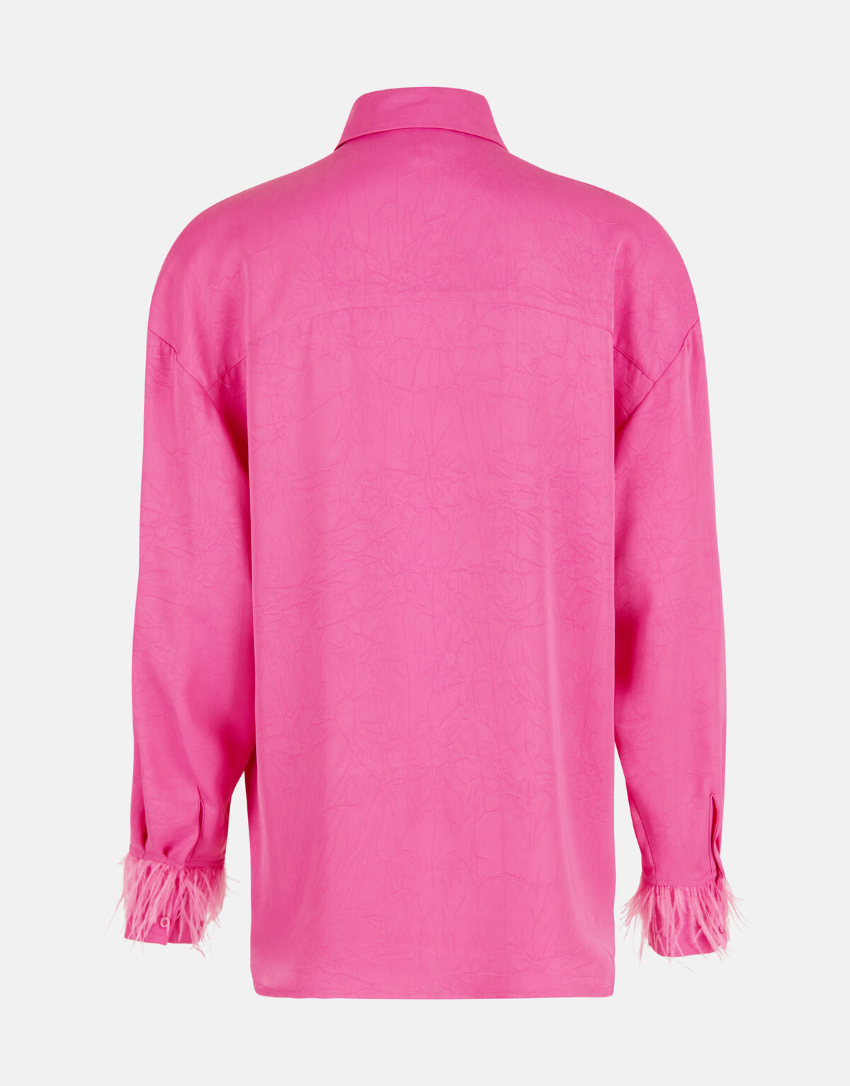 Satijnen Feather Blouse Roze SHOEBY WOMEN