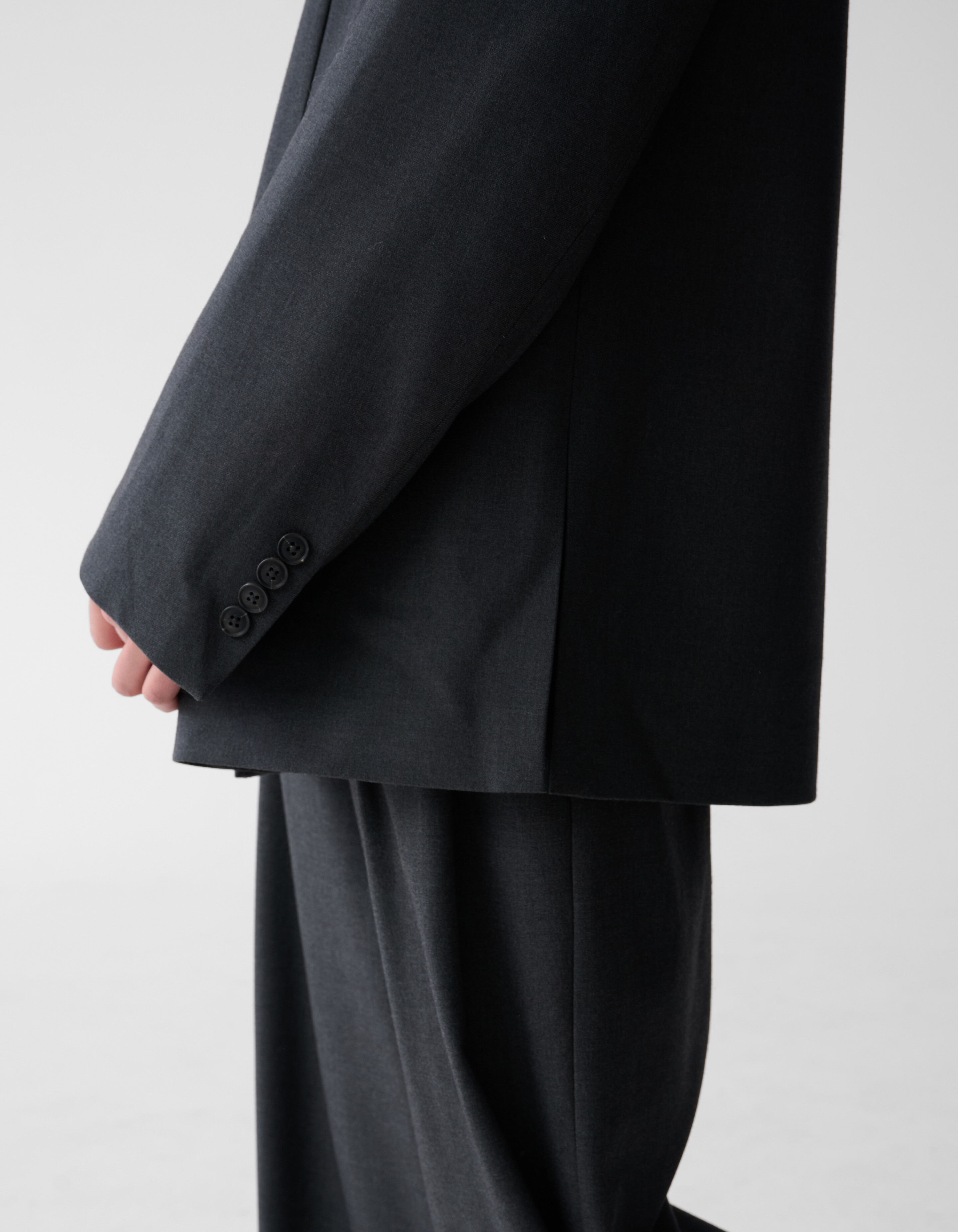 Oversized Blazer Donkergrijs SHOEBY WOMEN