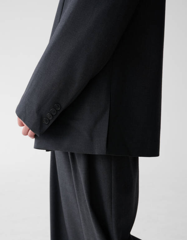 Oversized Blazer Donkergrijs SHOEBY WOMEN