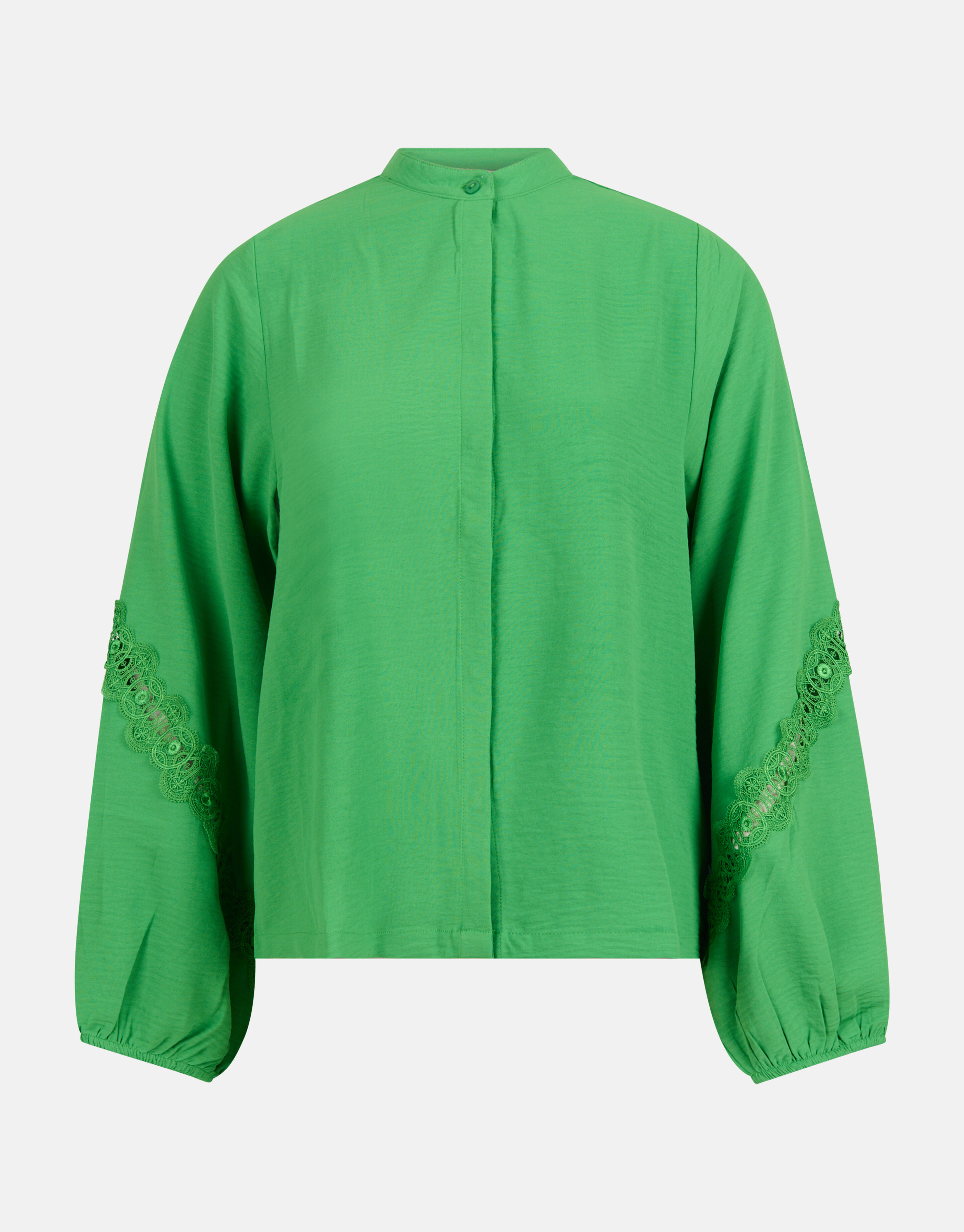 Twist Lace Blouse Groen SHOEBY WOMEN