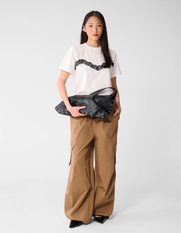 Eyelet Tas Zwart SHOEBY ACCESSOIRES