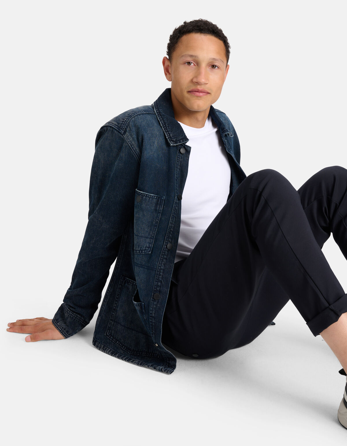 Denim Overshirt Blauw REFILL