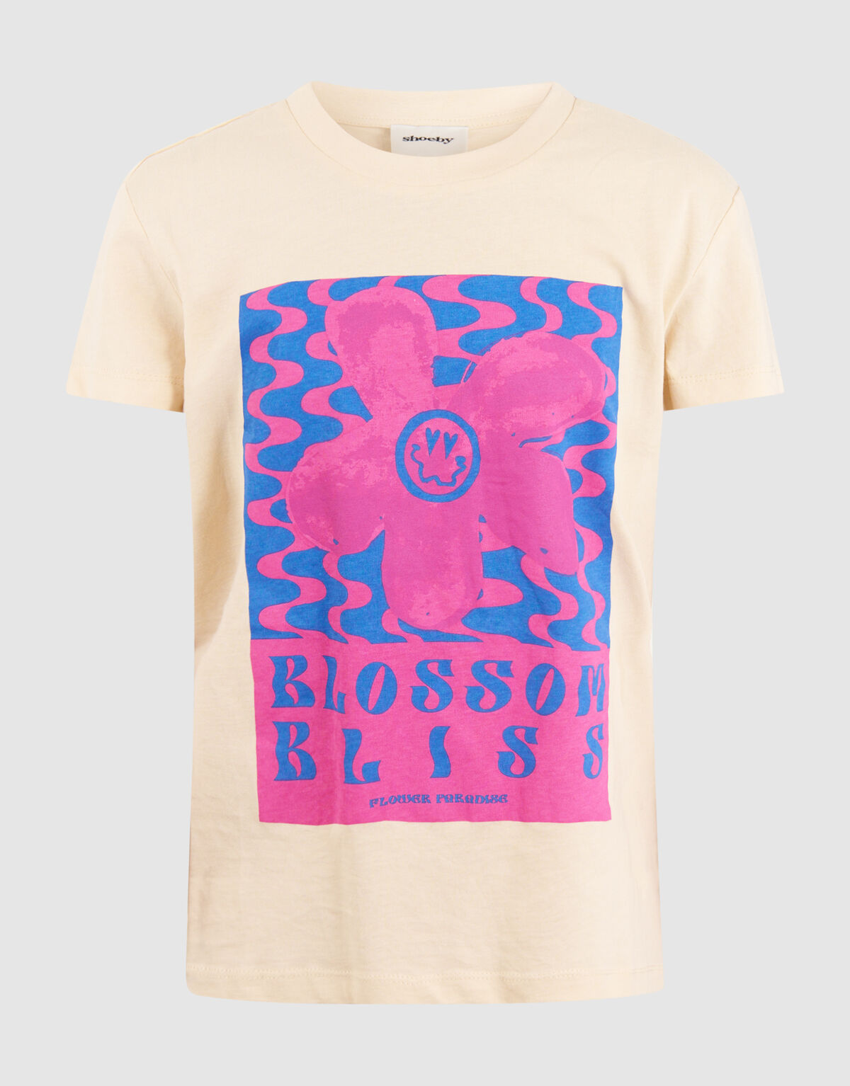 Artwork T-shirt Gebroken Wit SHOEBY GIRLS