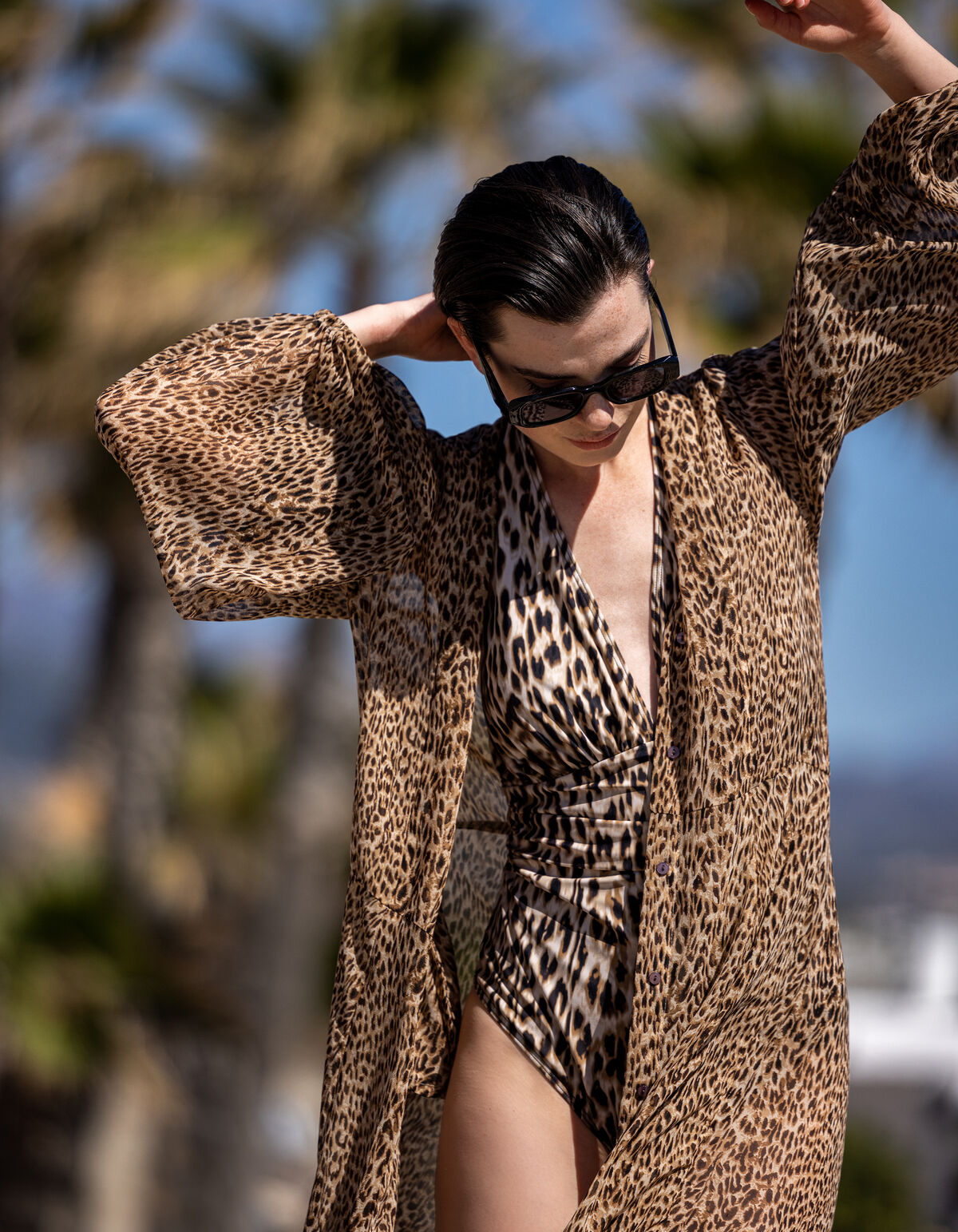 Cheetah Print Badpak Bruin SHOEBY ACCESSOIRES